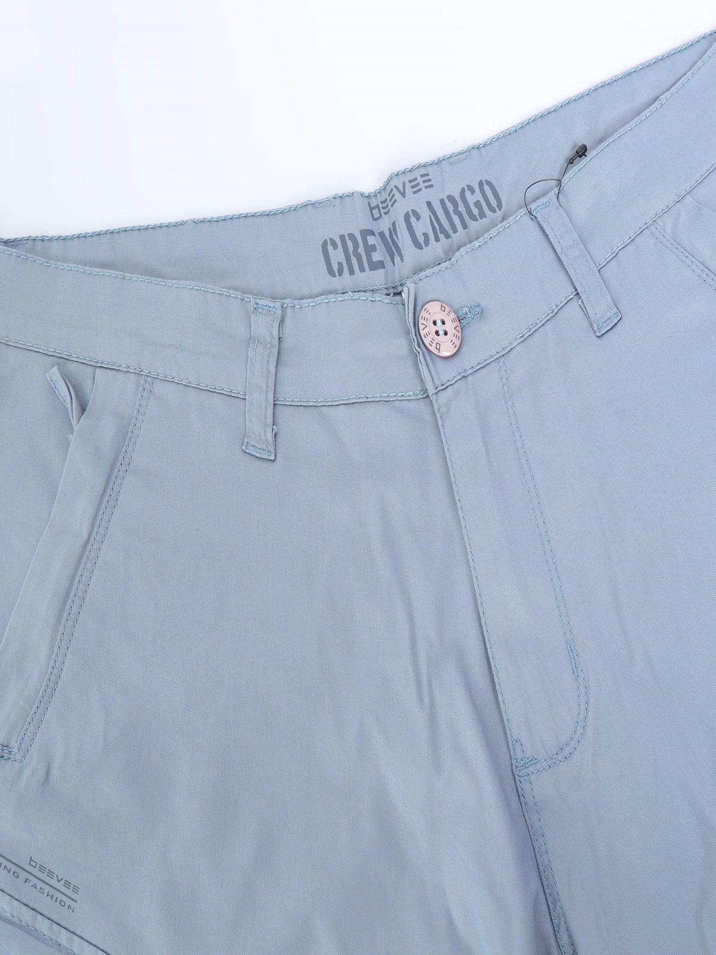 Cotton Lycra M Blue  Cargo Pant with 6 Pockets