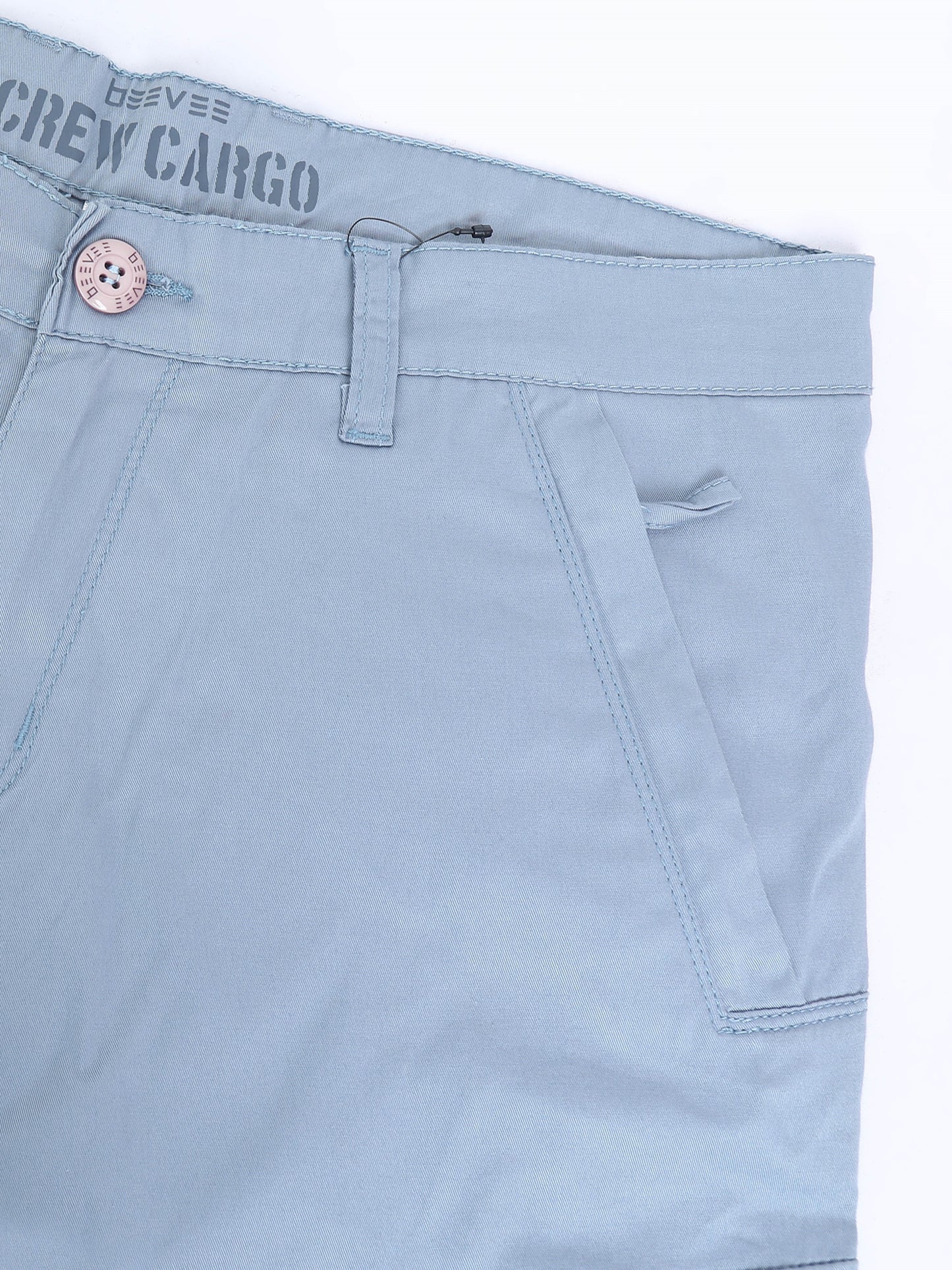 Cotton Lycra M Blue  Cargo Pant with 6 Pockets