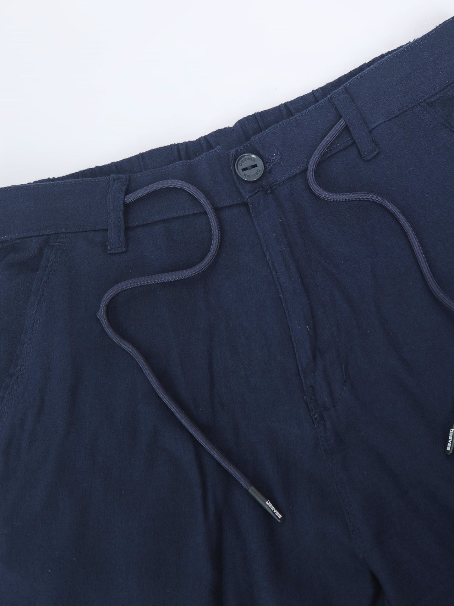 Navy 100% Cotton Solid Pyjama