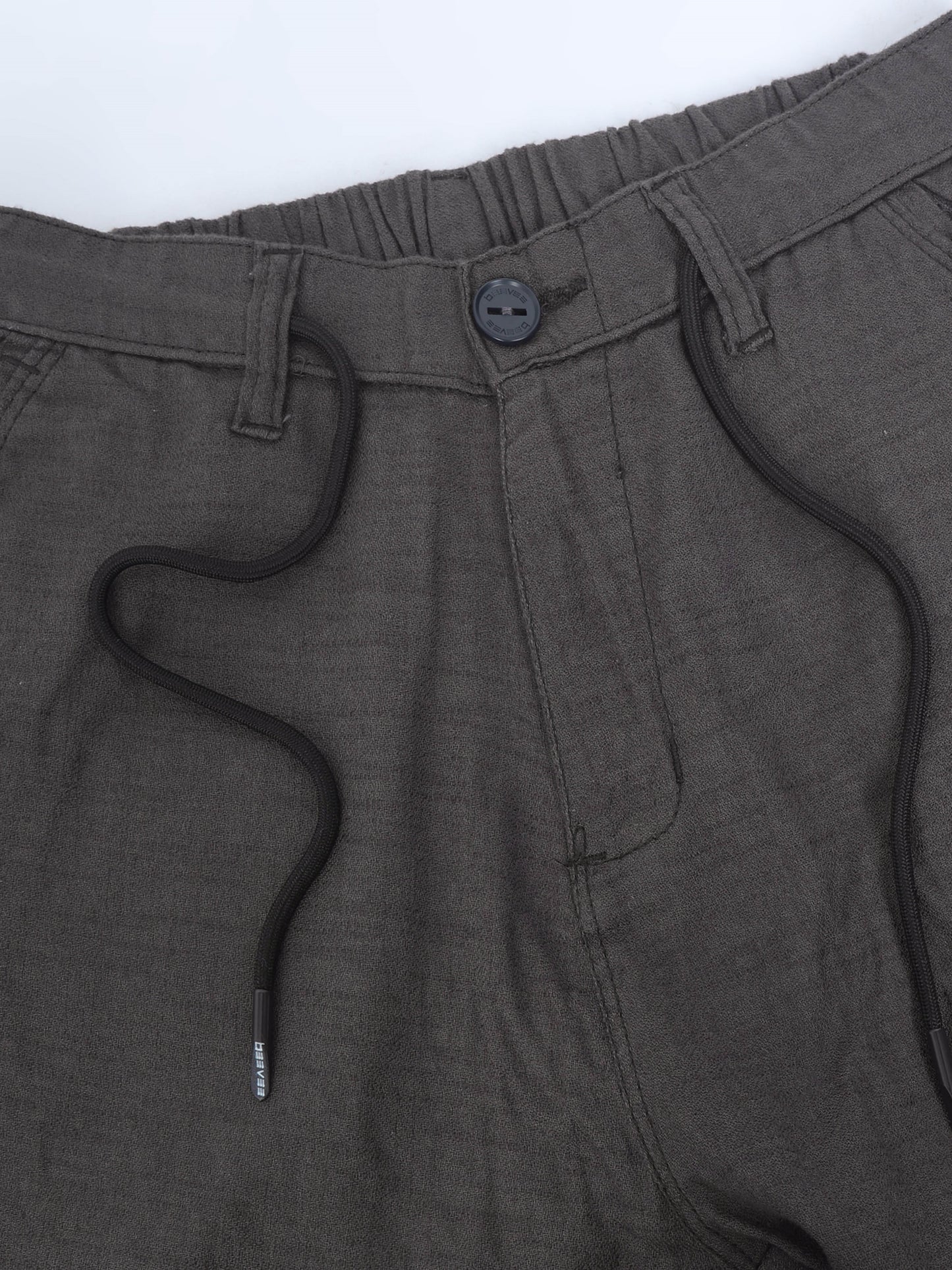 Dark Grey 100% Cotton Solid Pyjama