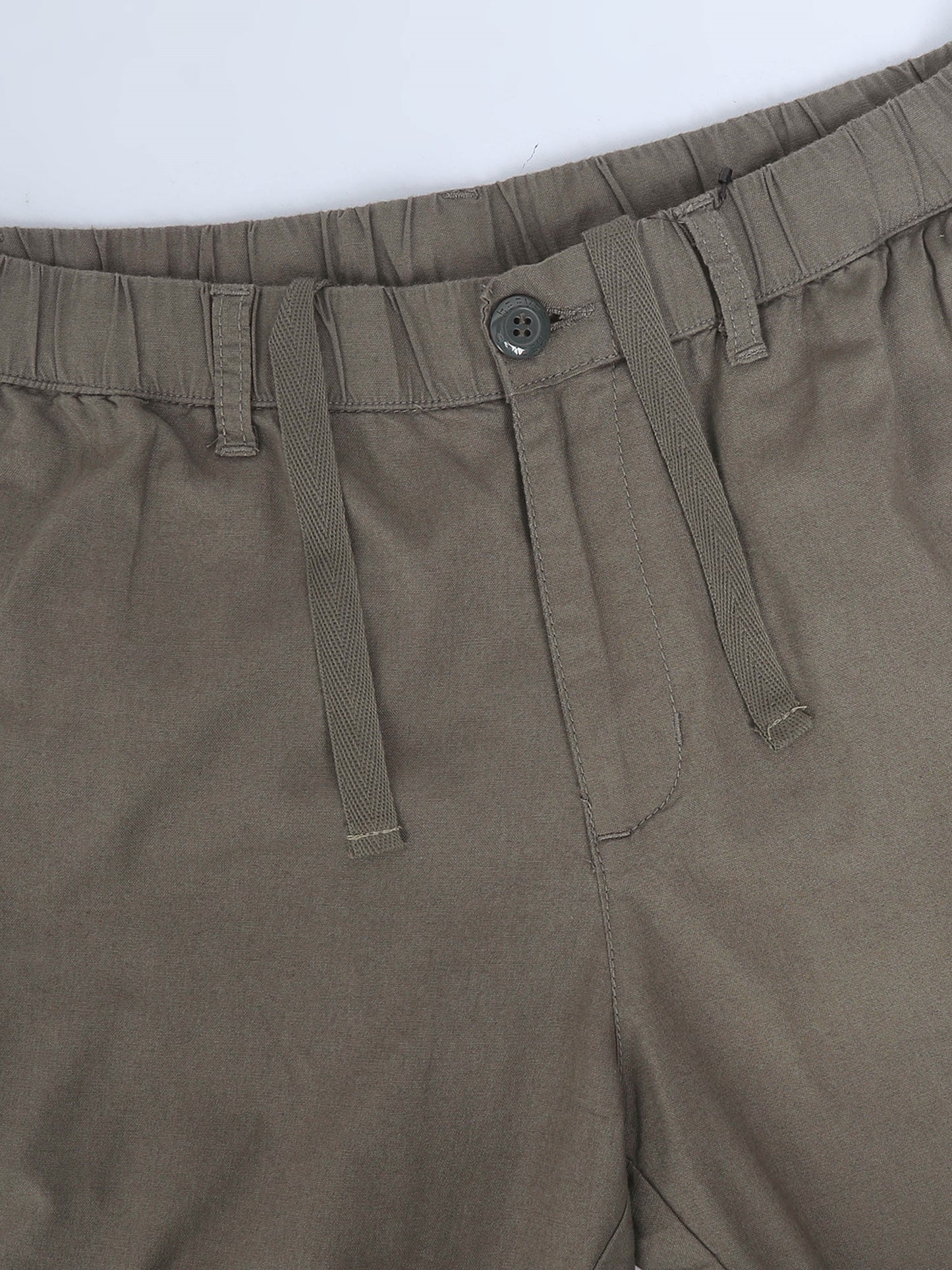 M Green Cotton Lycra Solid Pyjama
