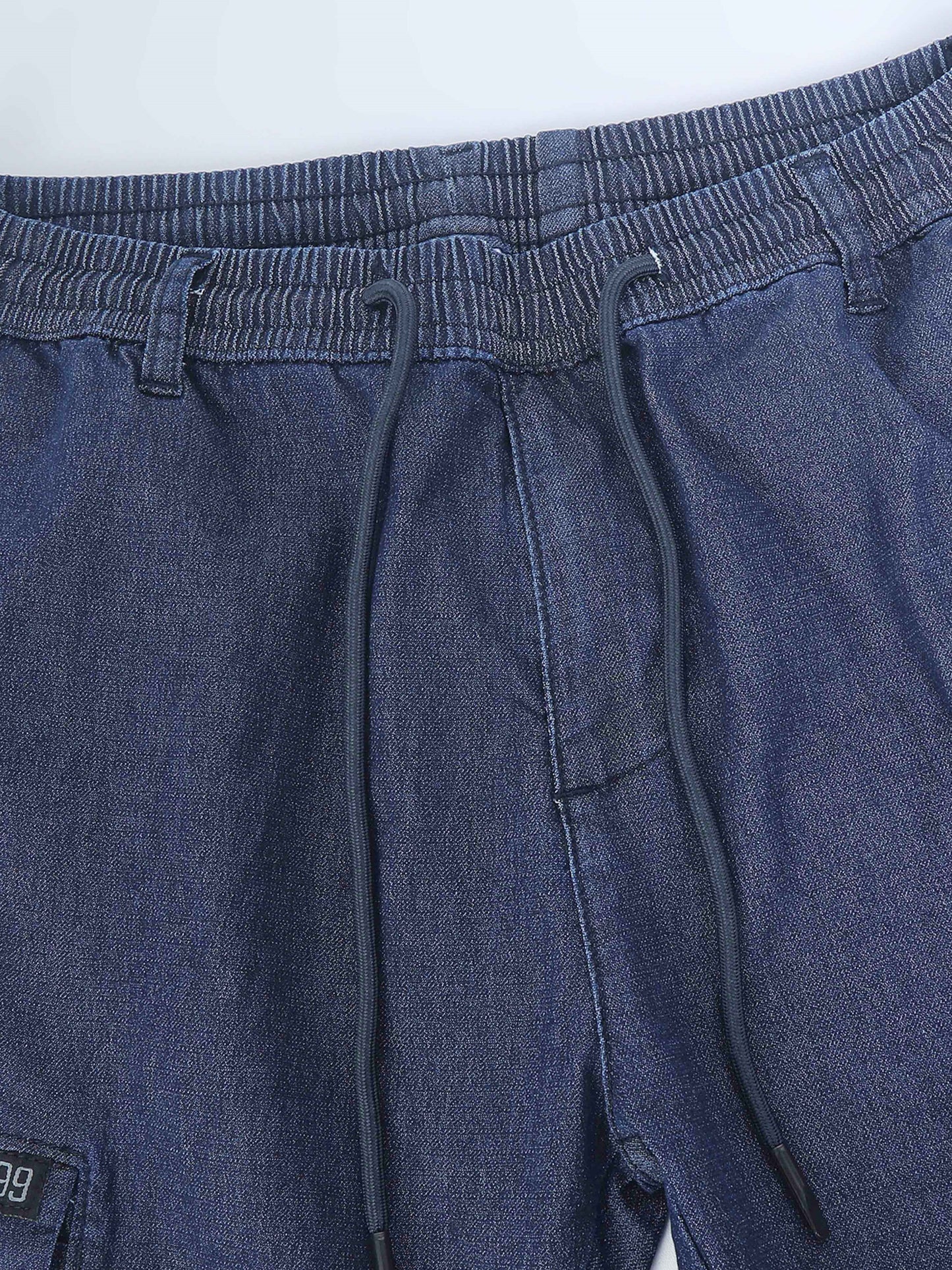 Cotton Lycra DMX  Cargo Pant with 7 Pockets  Elasticated Waistband