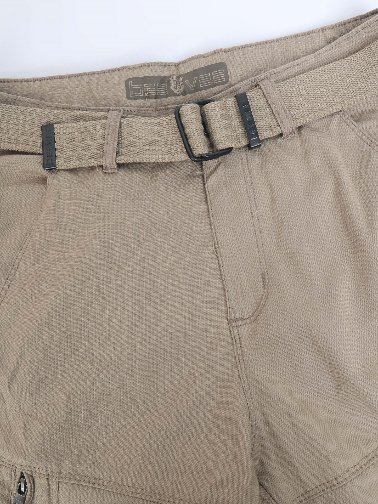 Cotton Lycra  Mud Mid Rise Cargo Pant with 8 Pockets