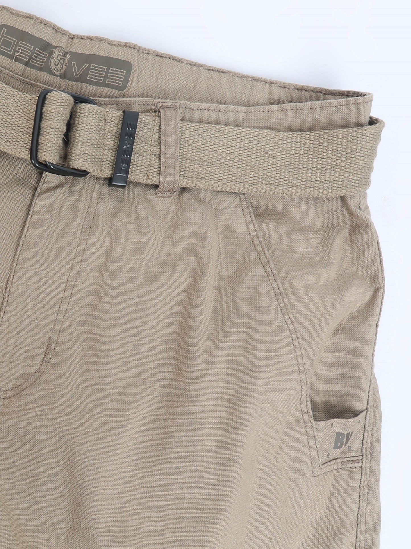 Cotton Lycra  Mud Mid Rise Cargo Pant with 8 Pockets