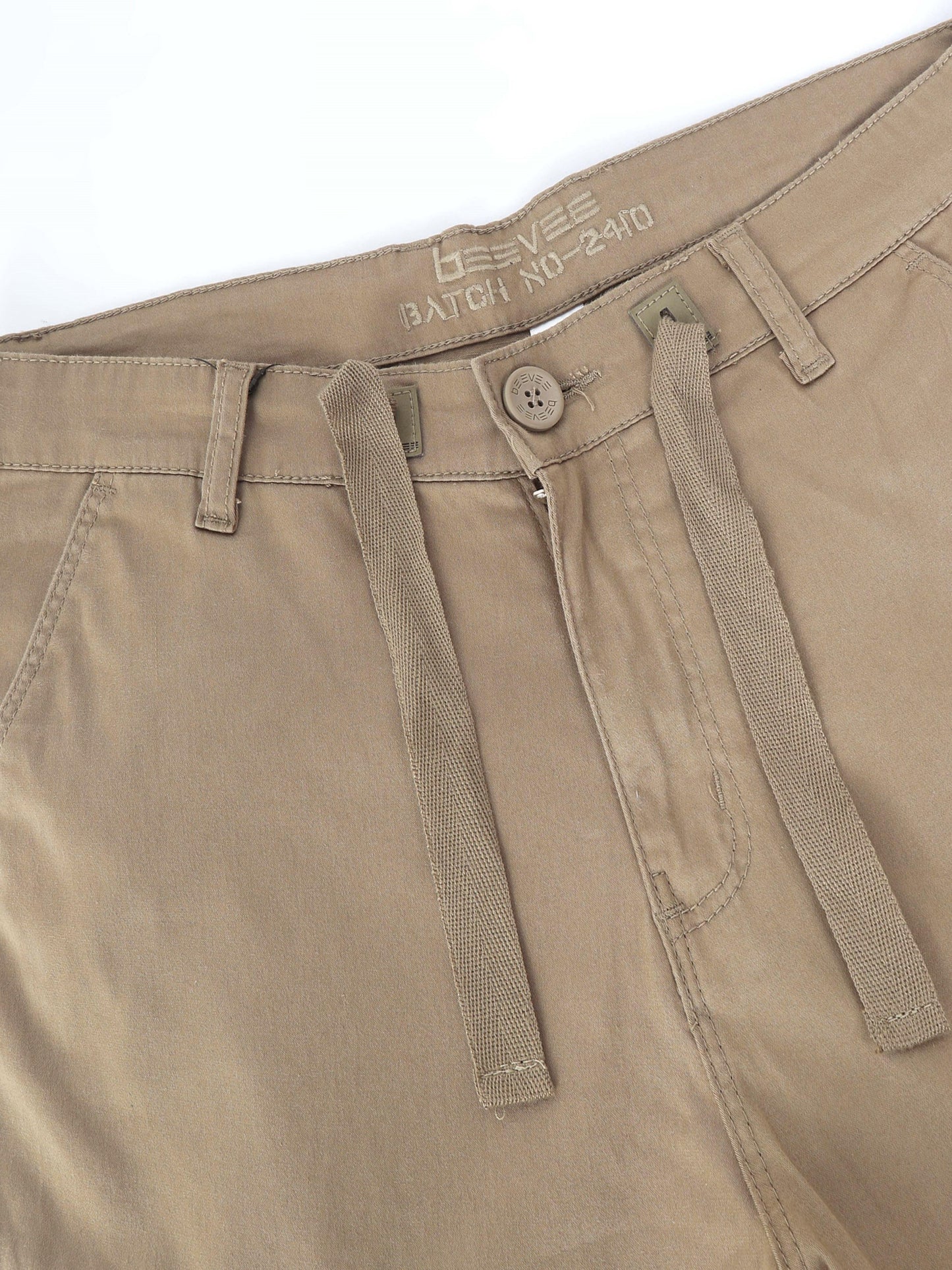 Cotton Lycra Mud   Cargo Pants with 7 Pockets