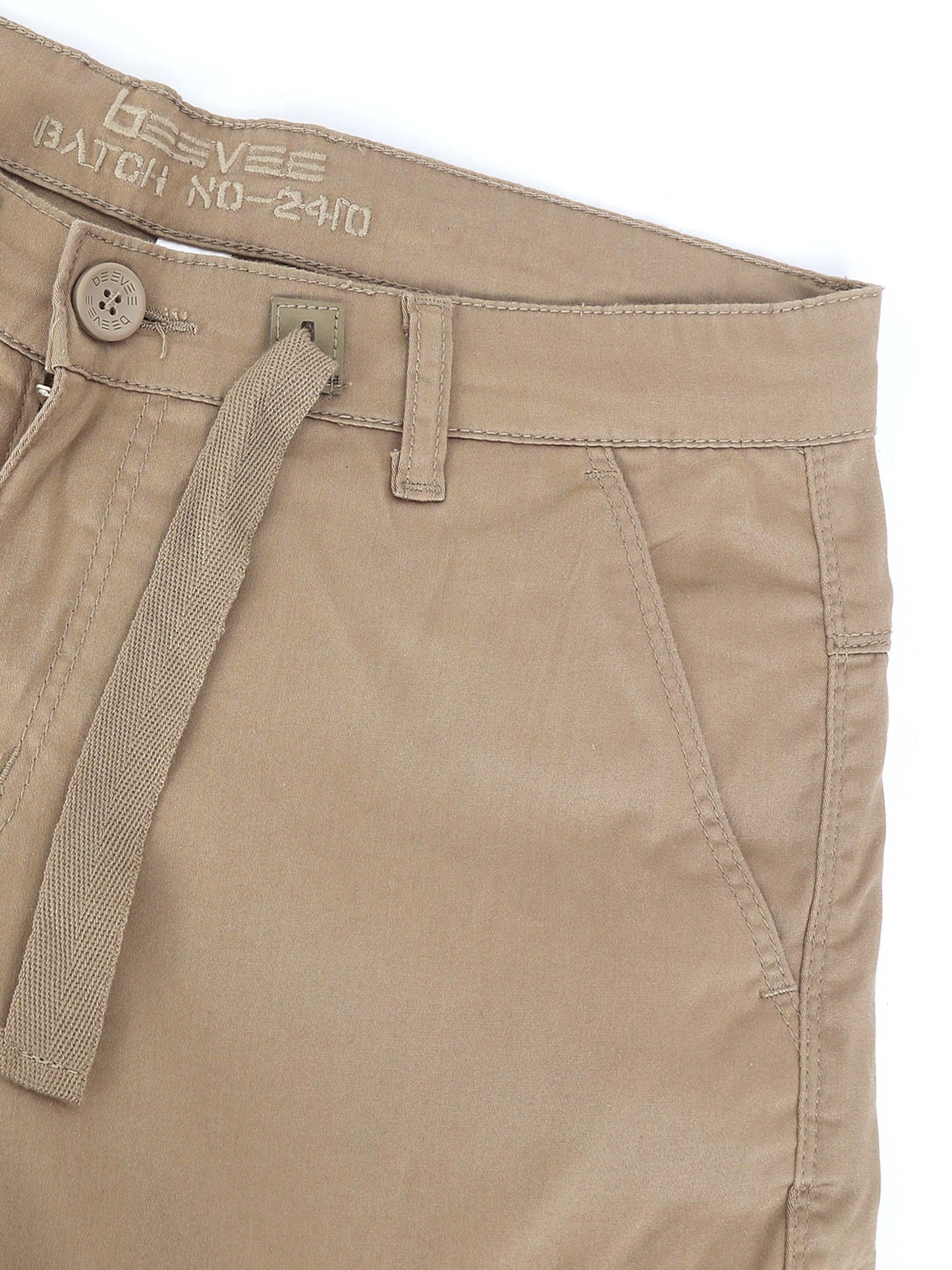 Cotton Lycra Mud   Cargo Pants with 7 Pockets