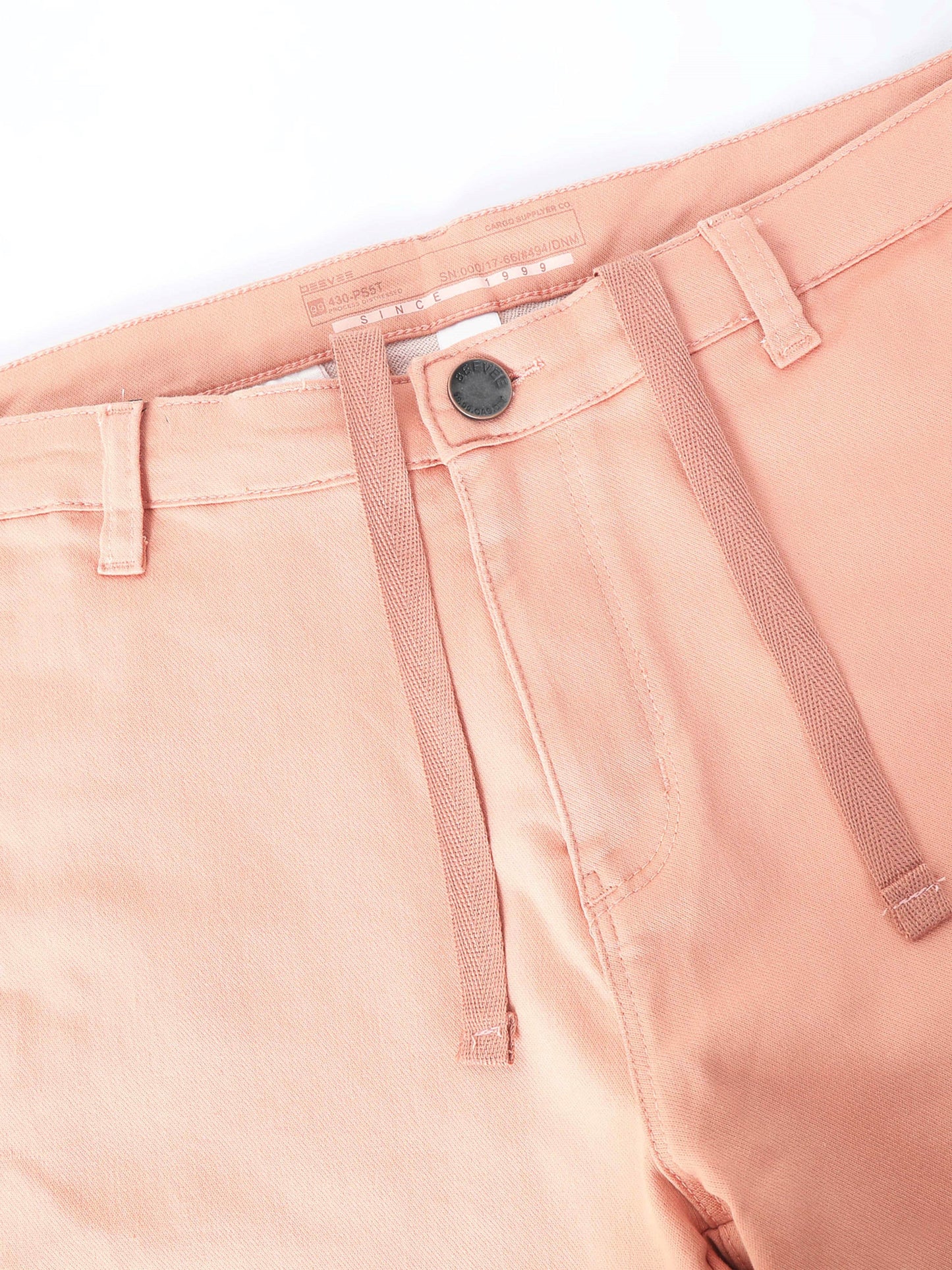 Cotton Lycra Peach Shorts