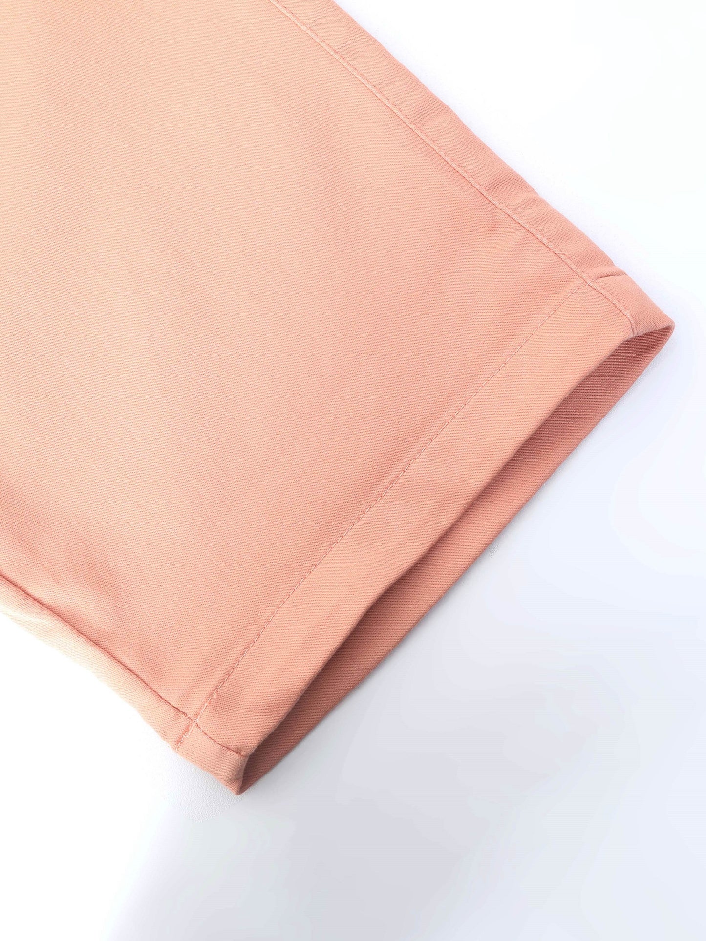 Cotton Lycra Peach Shorts