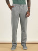 Yarn Dyed Elasticated  Waist Zip Pocket Olive Lounge Pants