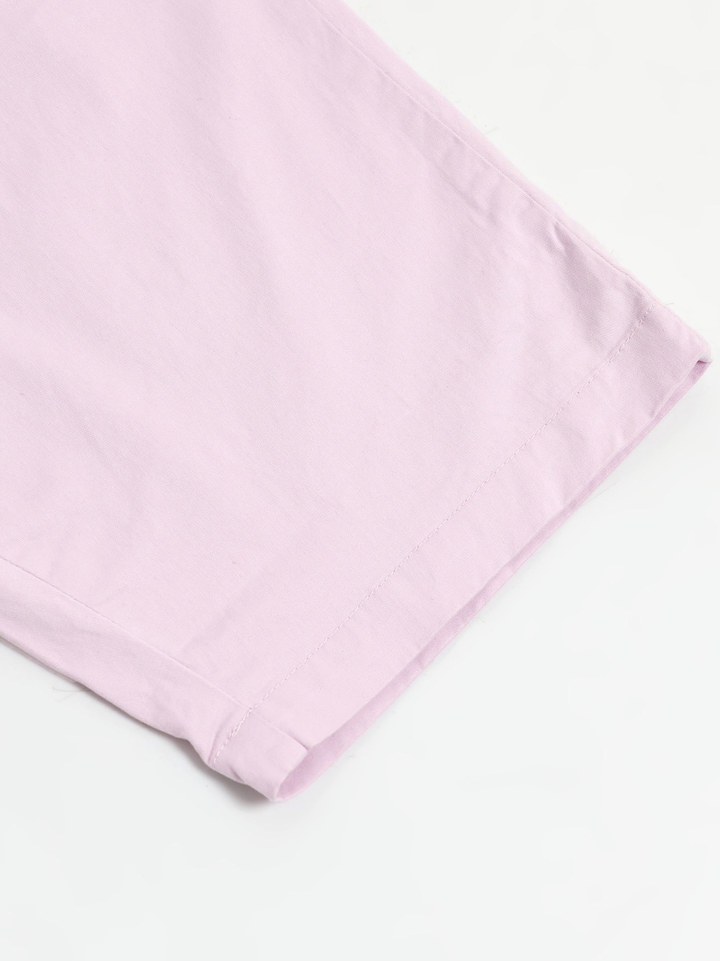 Light Purple Cotton Lycra Shorts