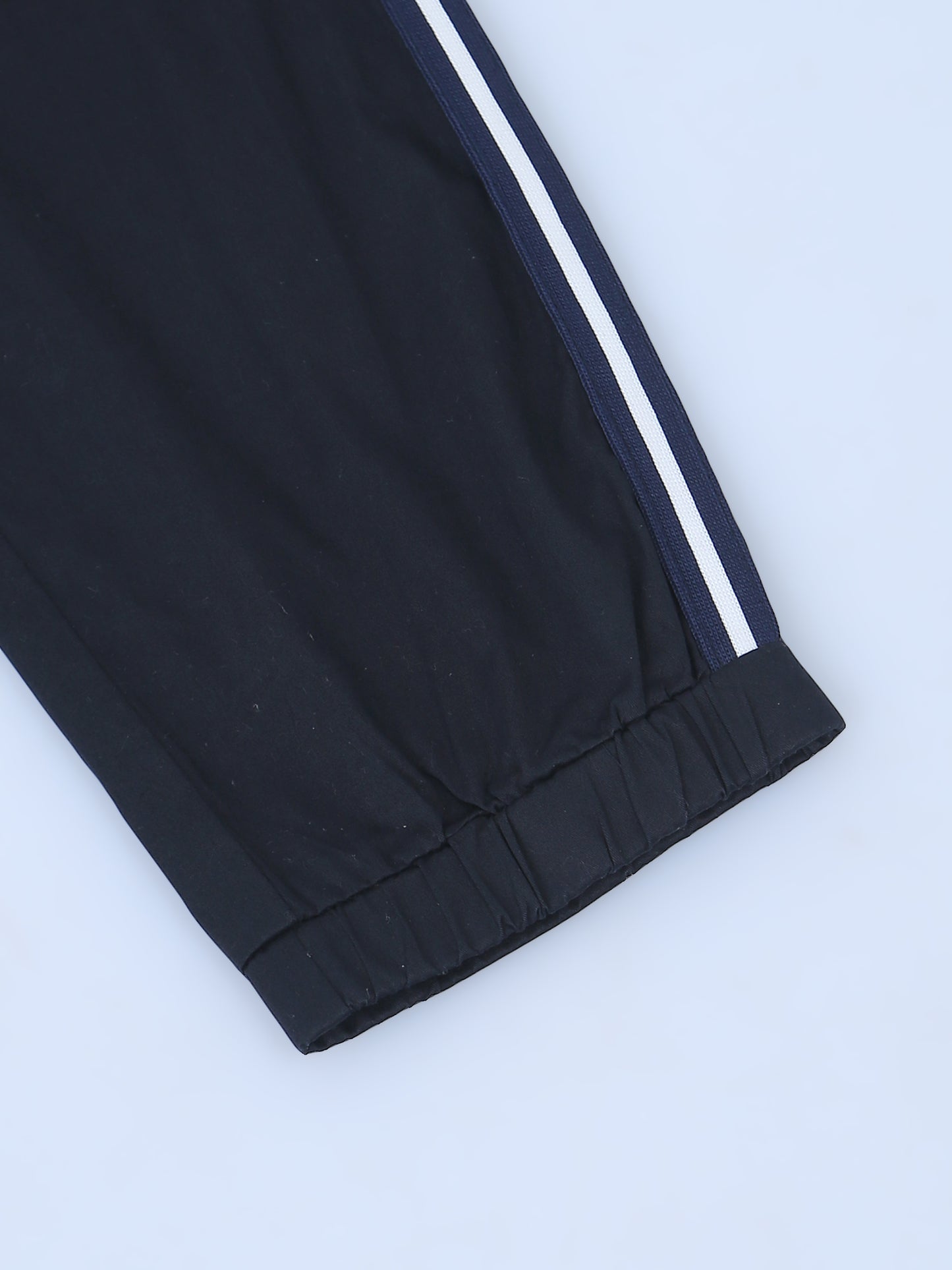 Navy Elasticated Waist Stretchable Jogger Lounge Pants With Side Tape