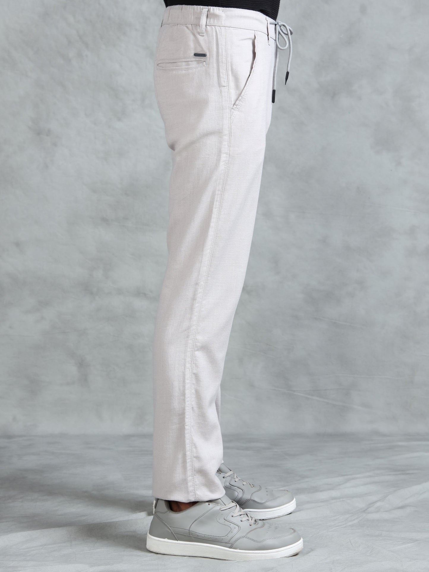 Light Grey 100% Cotton Solid Pyjama