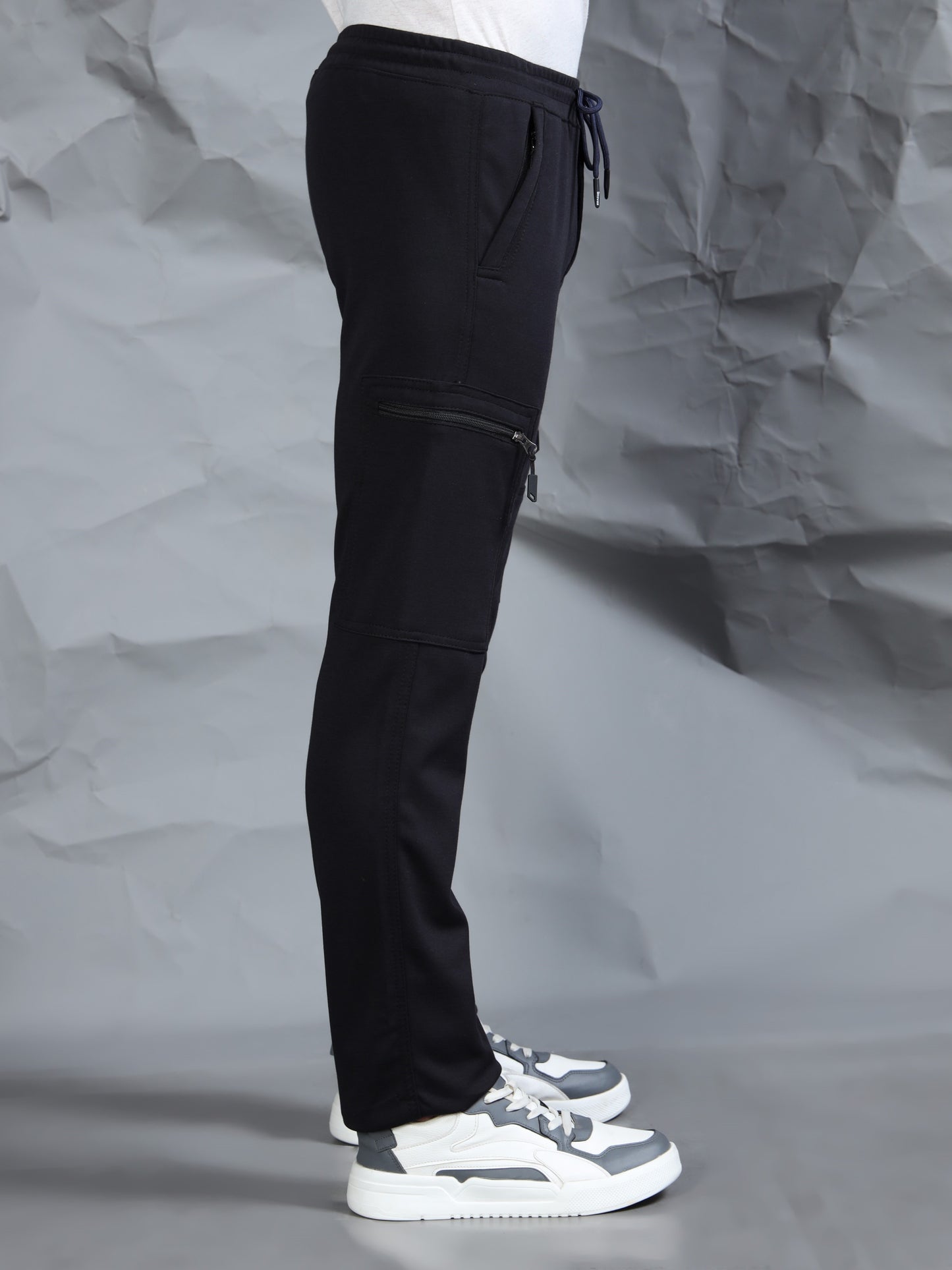 Stretchable Navy Track Pant