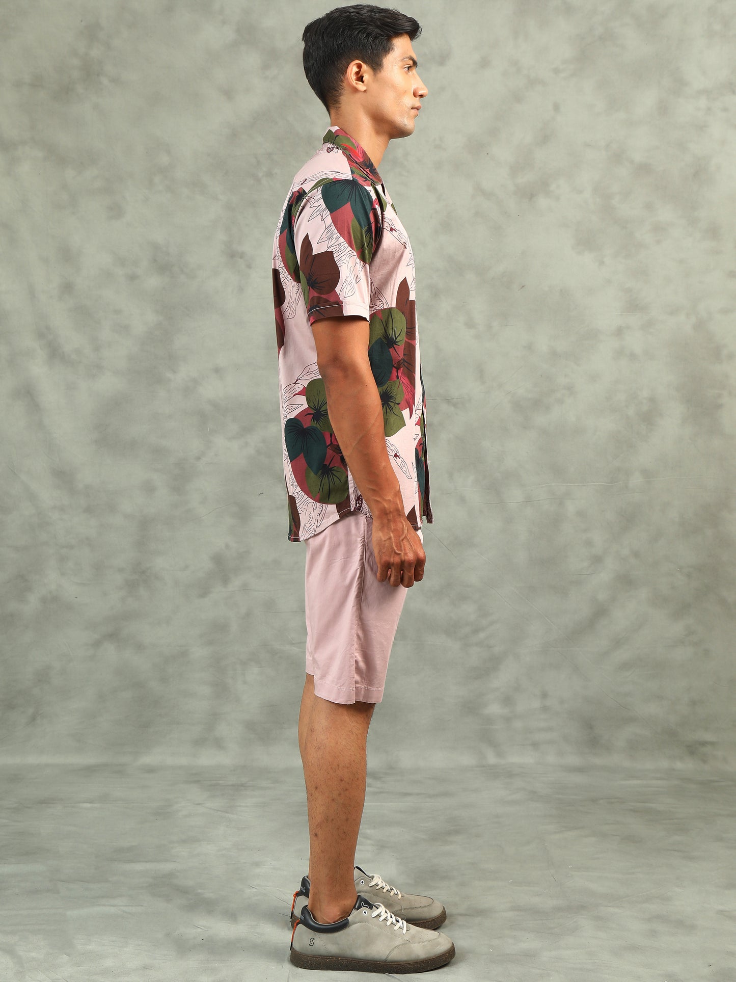 Light Pink Regular Shorts Co-ord Sets