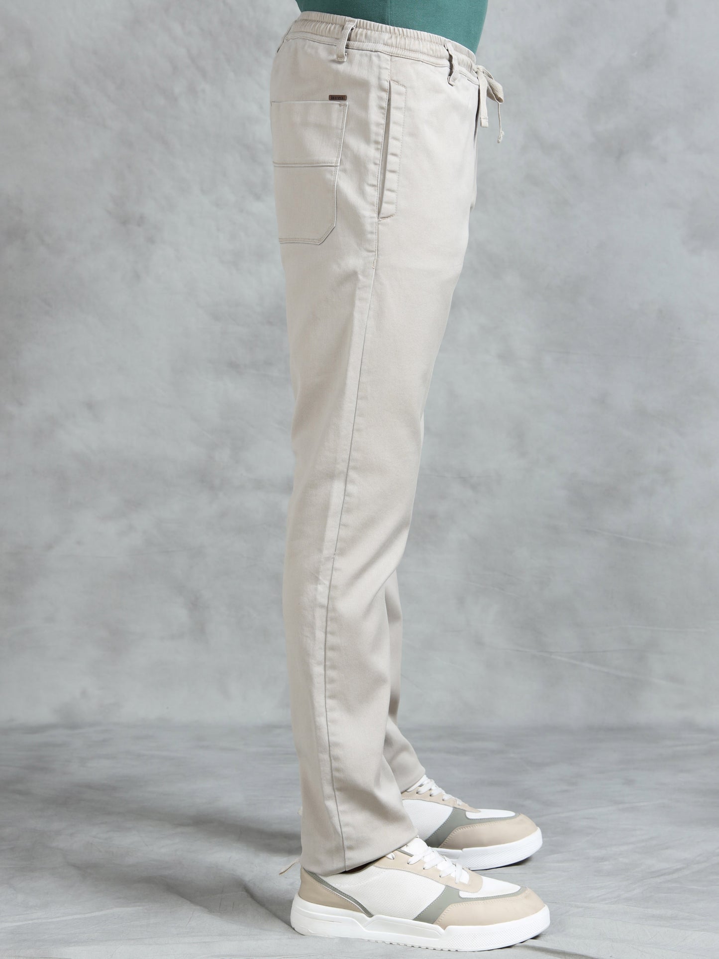 Mud Cotton Lycra Solid Pyjama