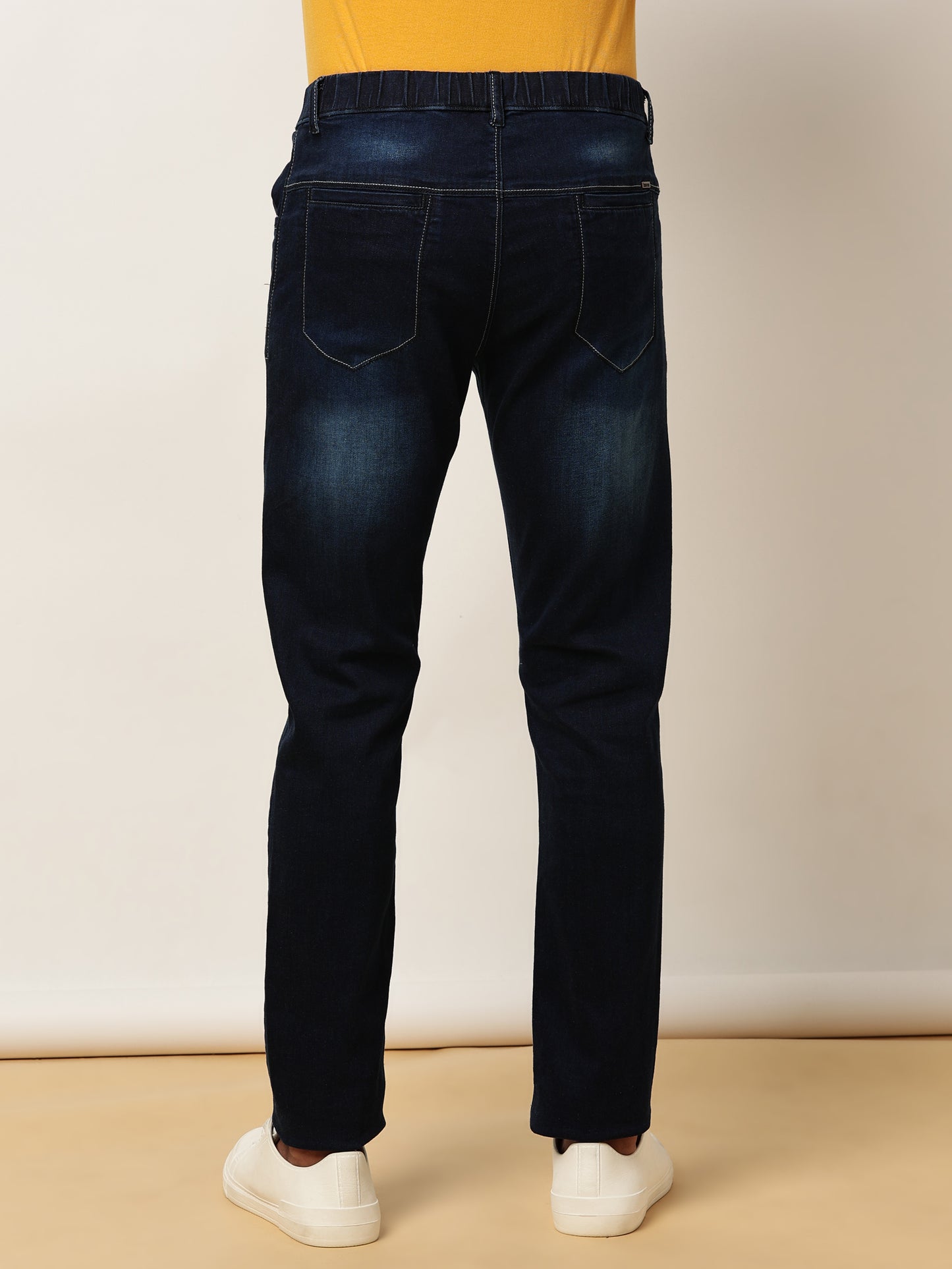 Elasticated Knit Denim Stretchable Lounge Pants