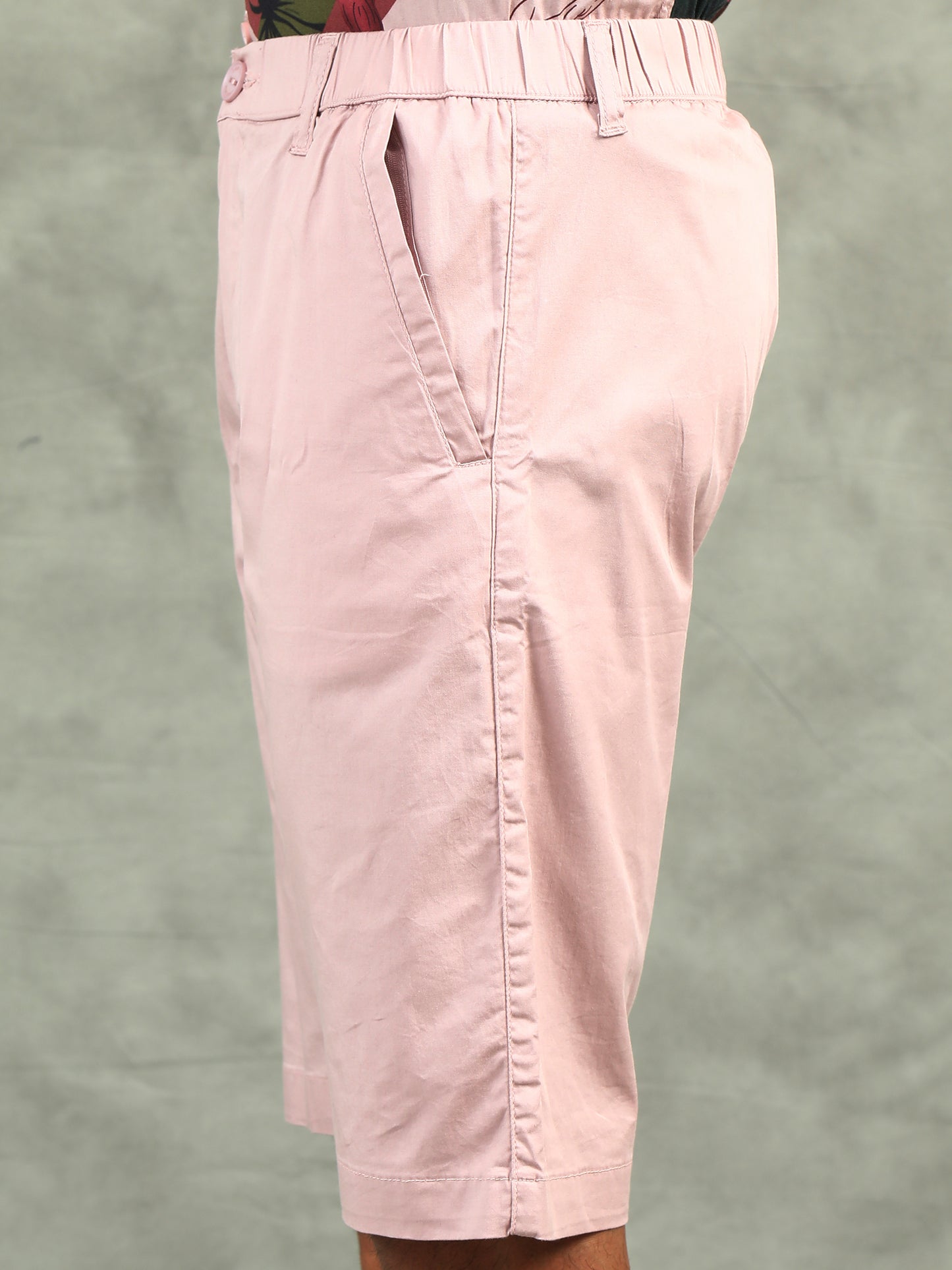 Light Pink Regular Shorts Co-ord Sets