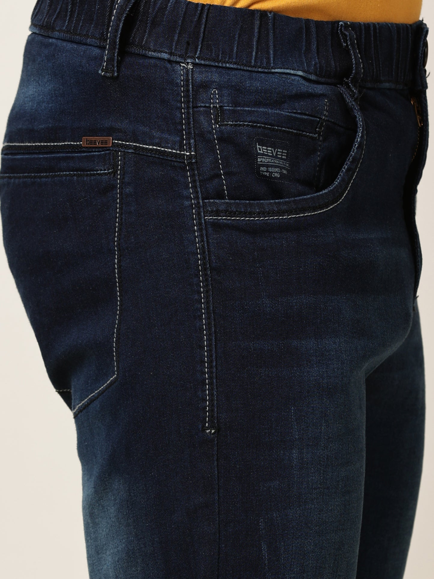 Elasticated Knit Denim Stretchable Lounge Pants