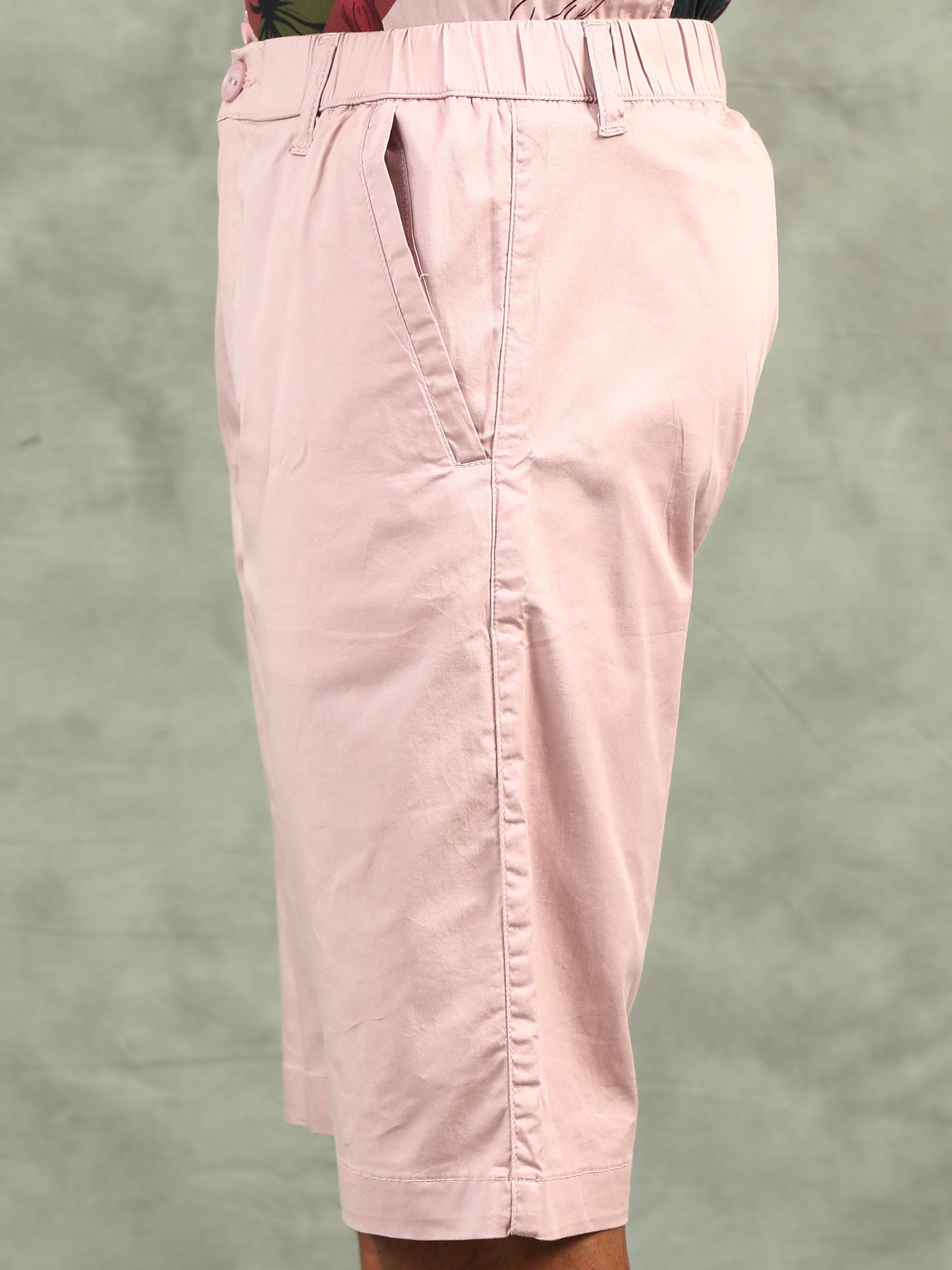 Light Pink Regular Shorts Co-ord Sets