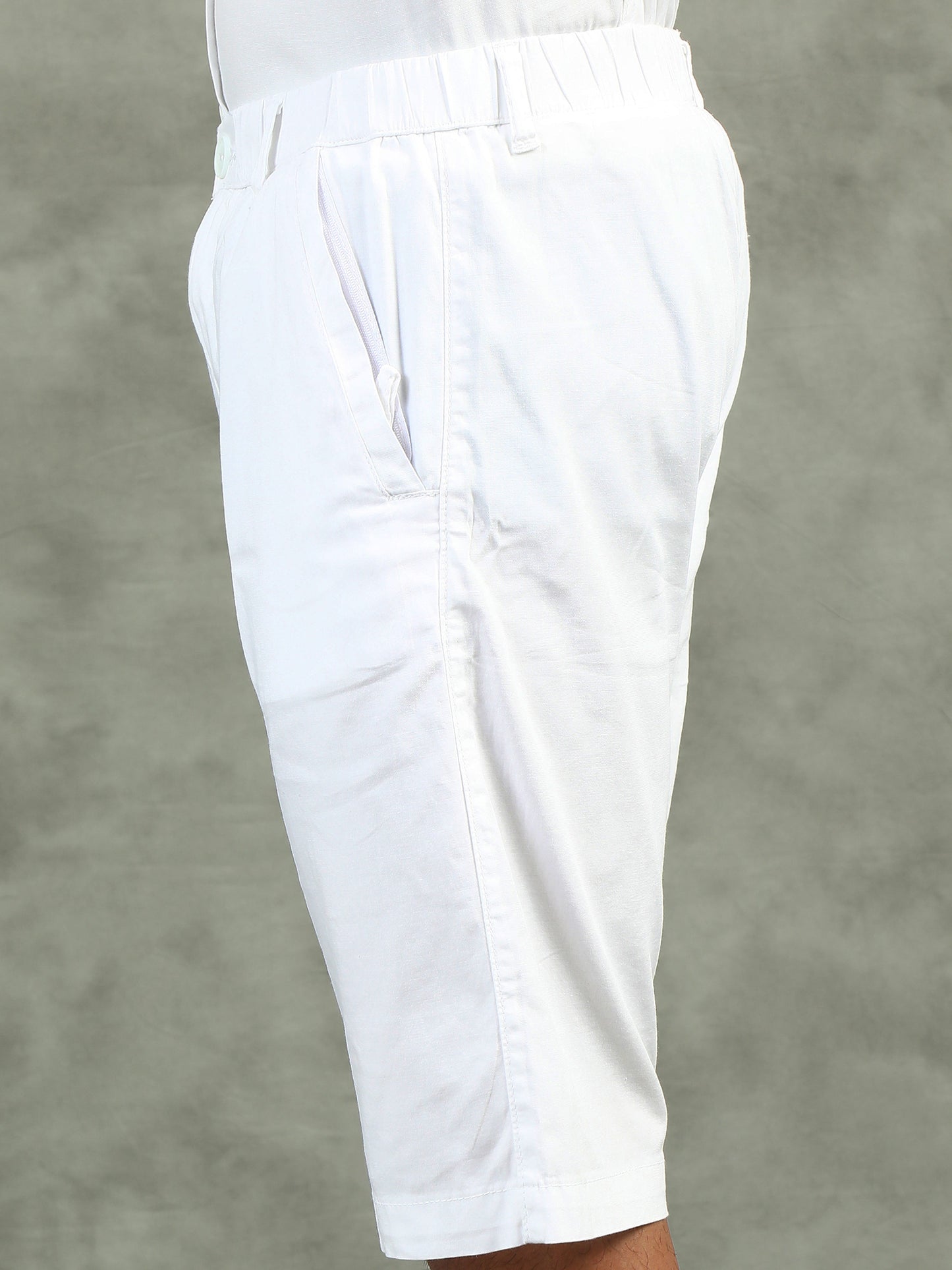 White Regular Fit Solid Co-ord Sets
