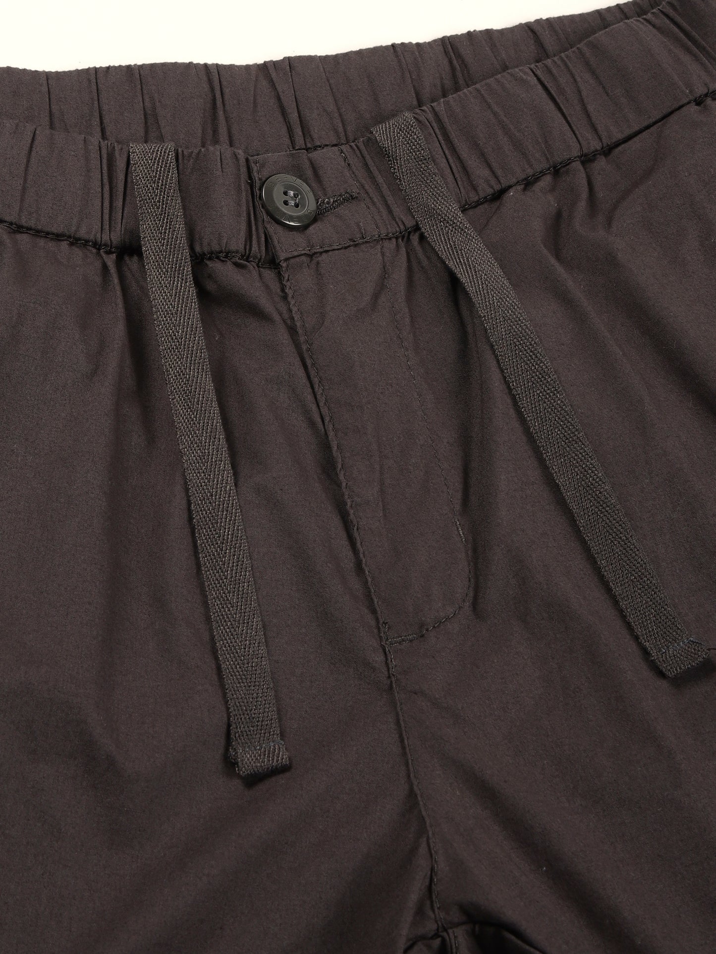Elasticated Waist Zip Pocket Stretchable Grey Lounge Pants with Side Tape