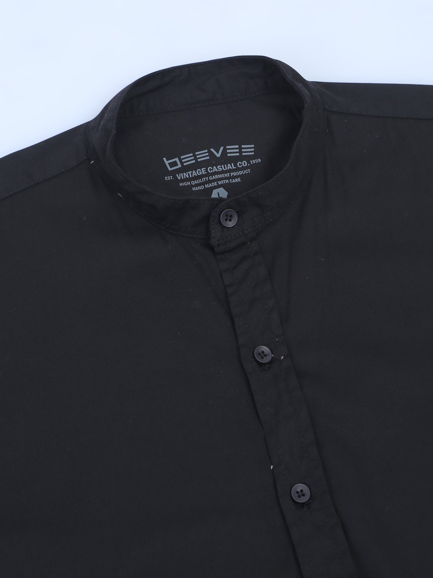 Black Regular Fit Half Sleeve Solid Casual Co-ord Sets