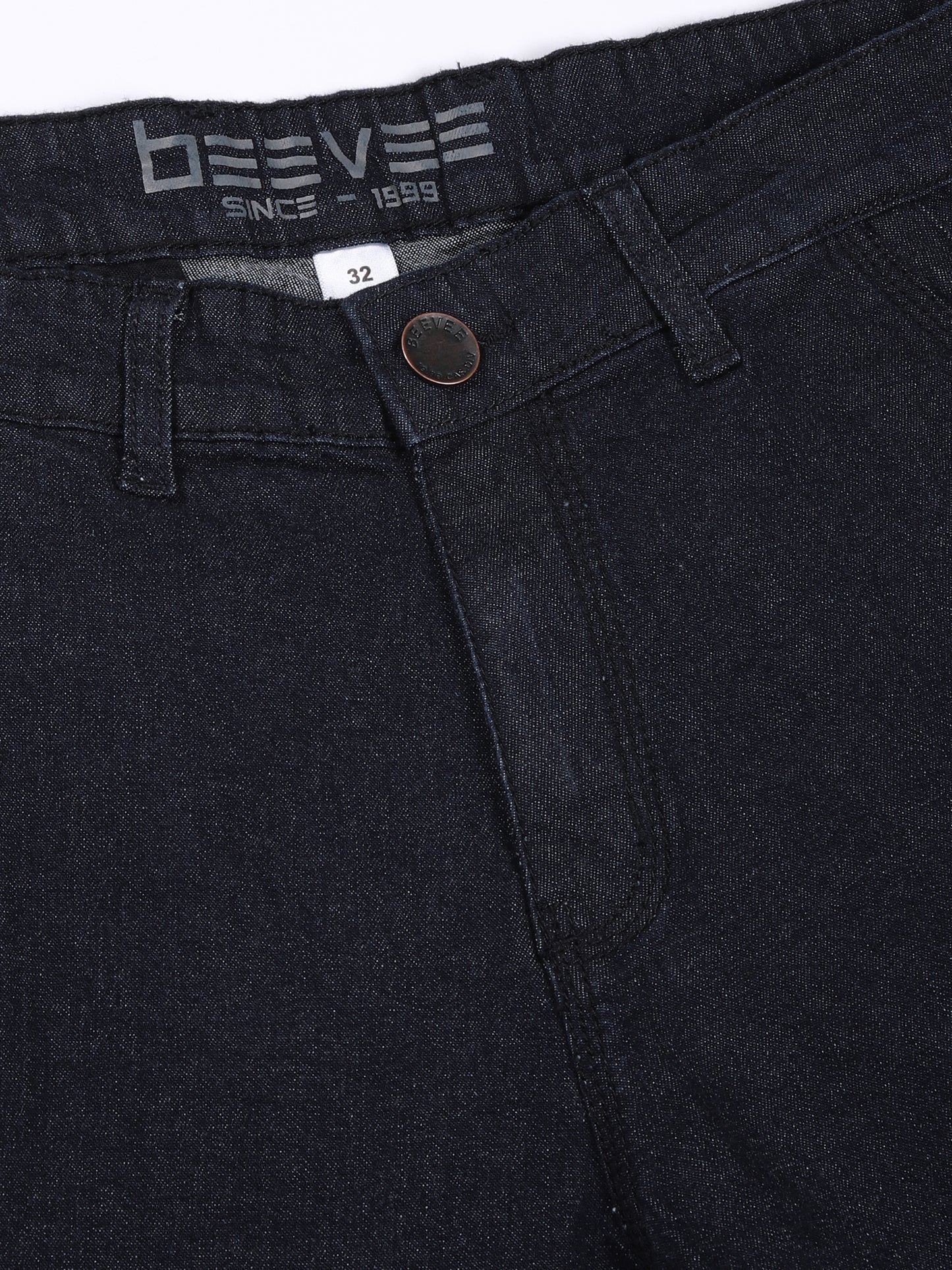Multi Pocket Stretchable Blue Denim Cargo