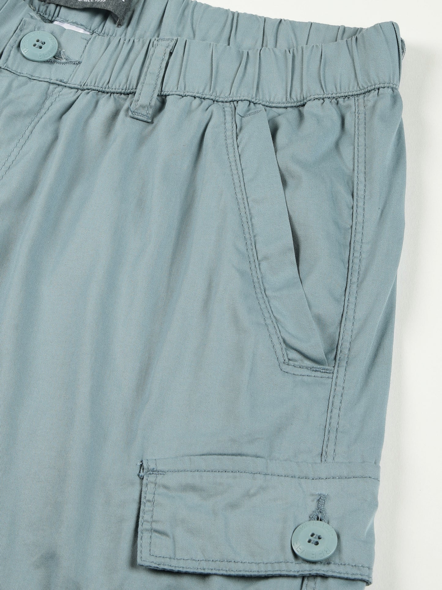 Elasticated Waist Multi Pocket Cargo Sky Lounge Pants