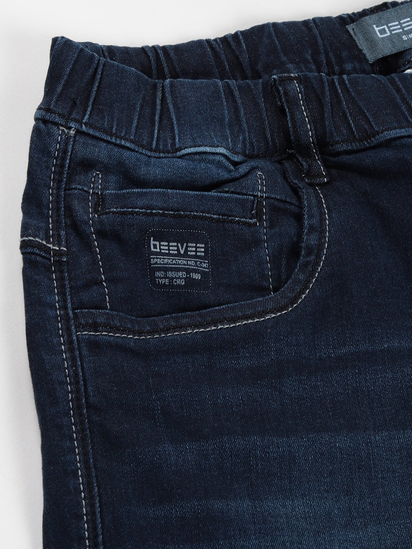 Elasticated Knit Denim Stretchable Lounge Pants
