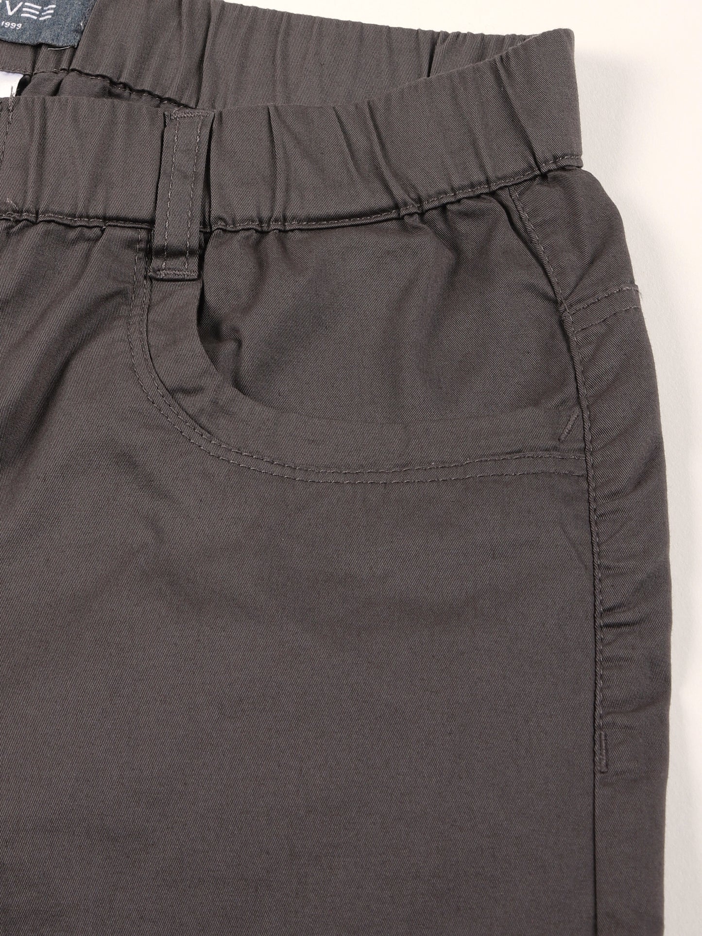 Grey Elasticated Waist Stretchable Jogger Lounge Pants