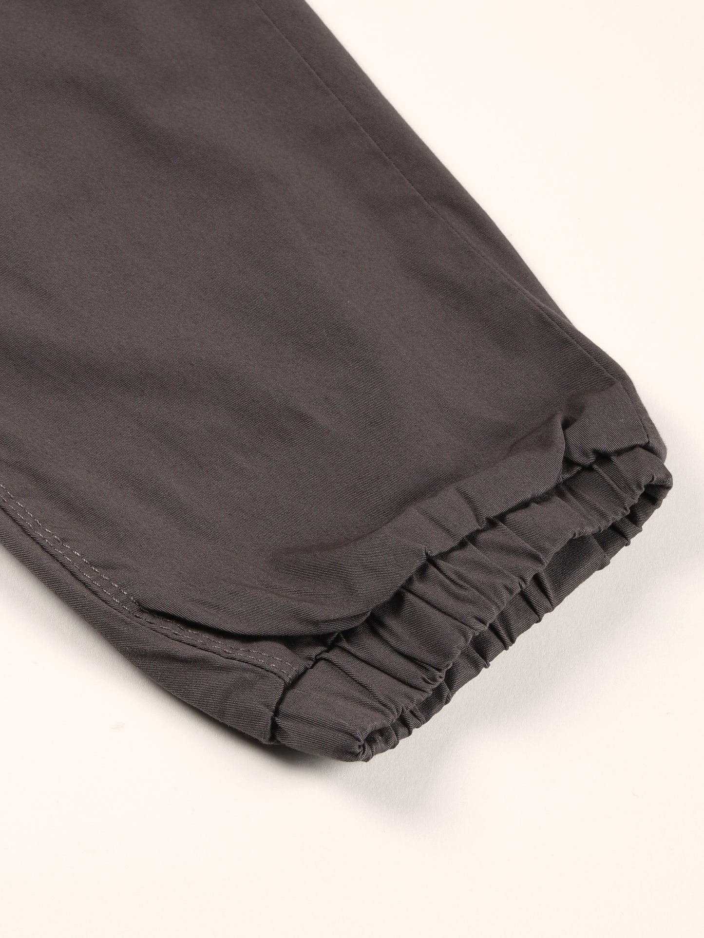 Grey Elasticated Waist Stretchable Jogger Lounge Pants