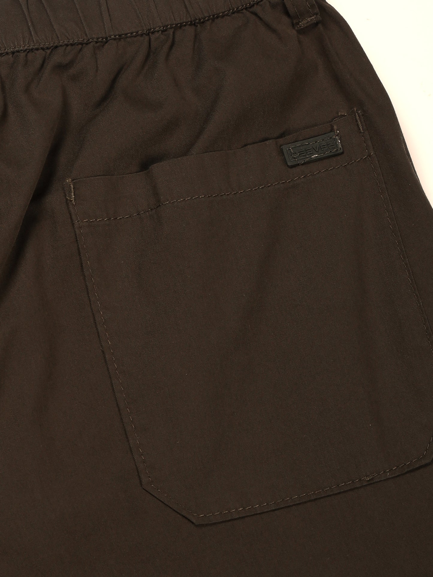 Light Weight Elasticated Waist Zip Pocket Olive Lounge Pants