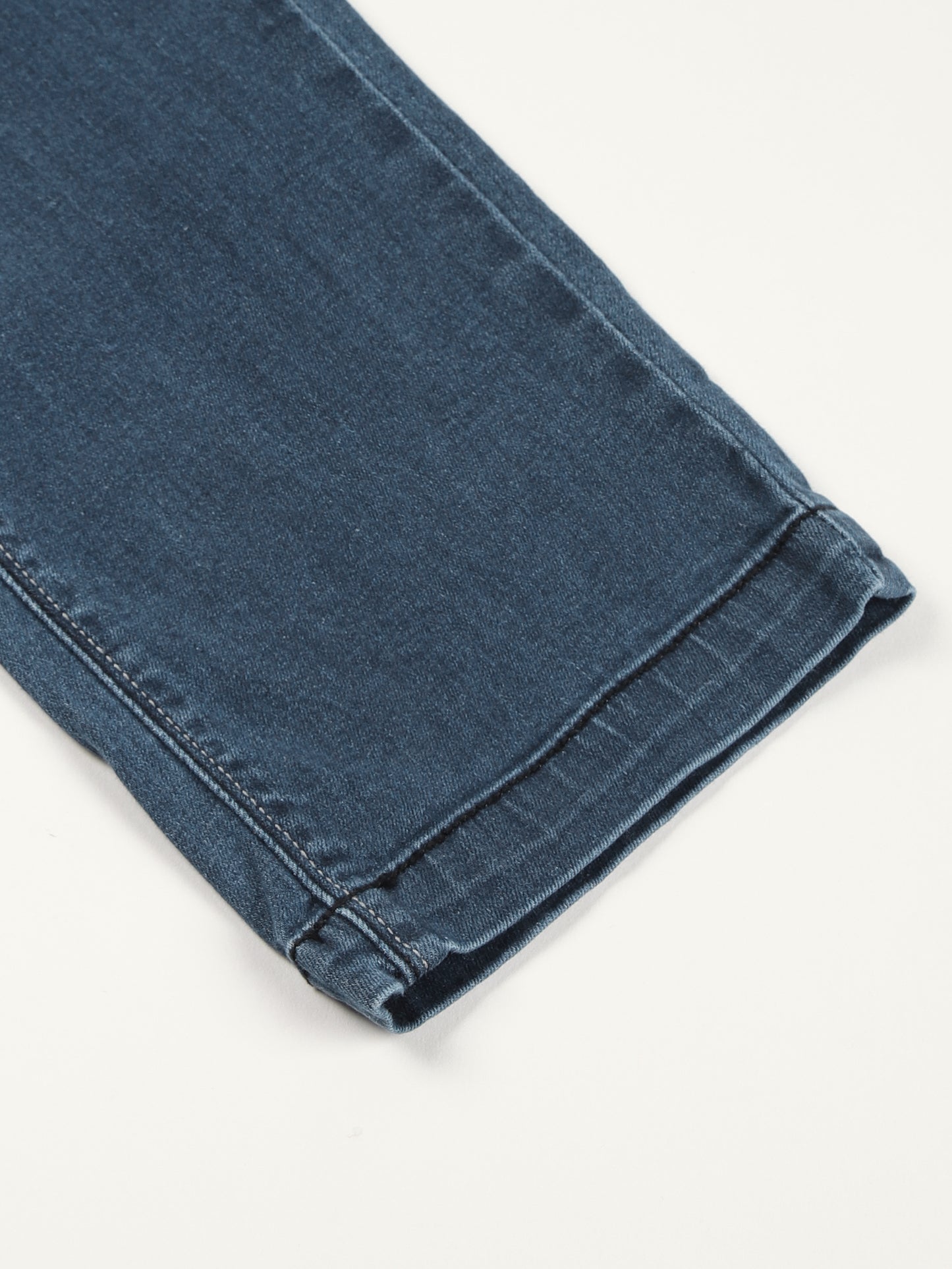 Elasticated Knit Denim Stretchable Light Blue Lounge Pants