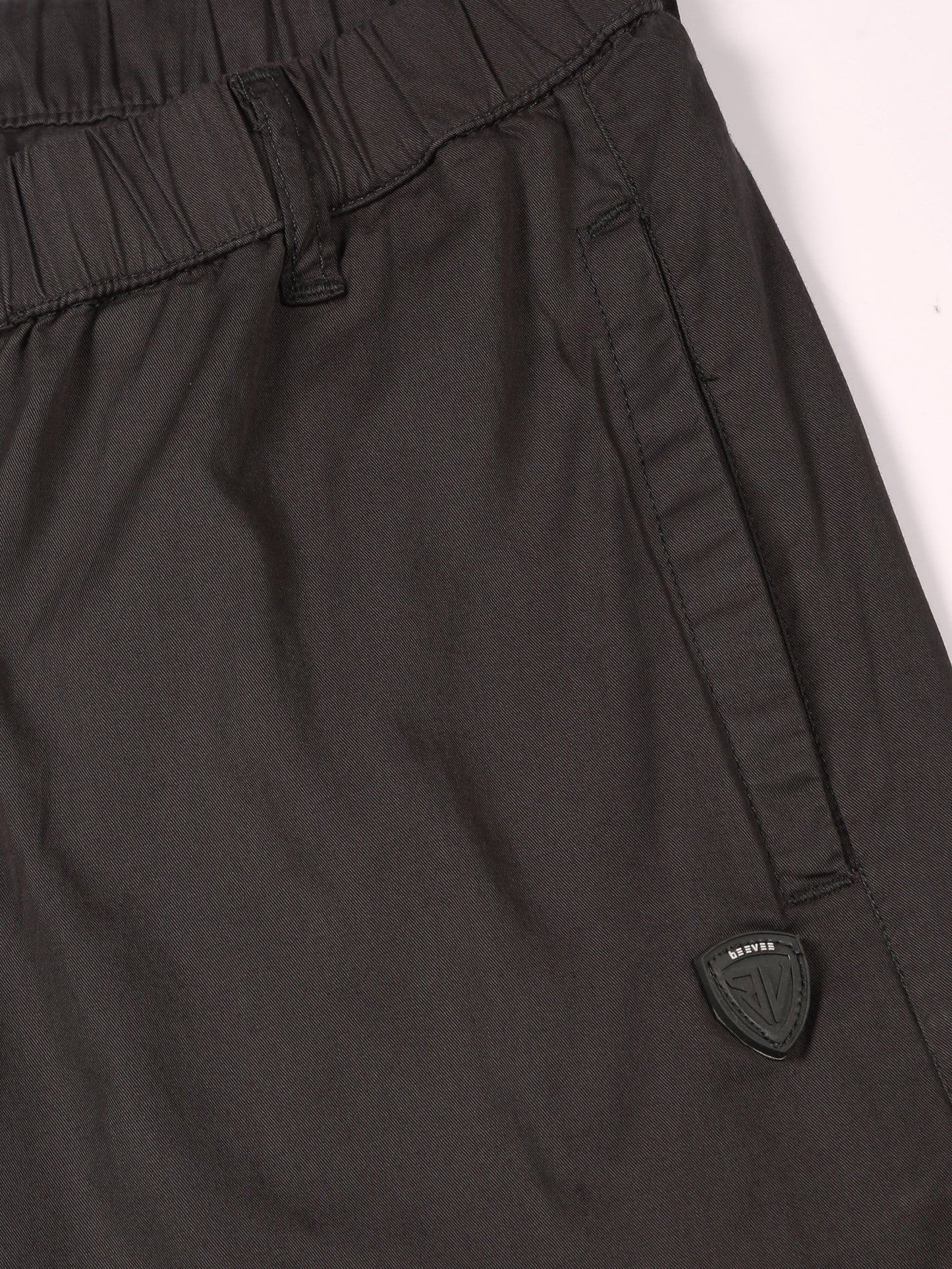 Light Weight Elasticated Waist Zip Pocket Grey Lounge Pants