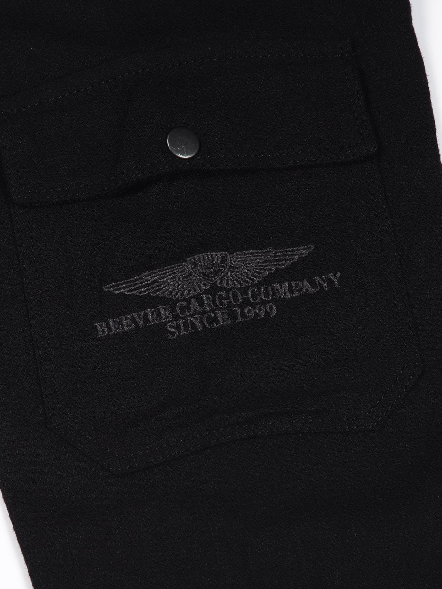 Multi Pocket Black Cargo Shirt