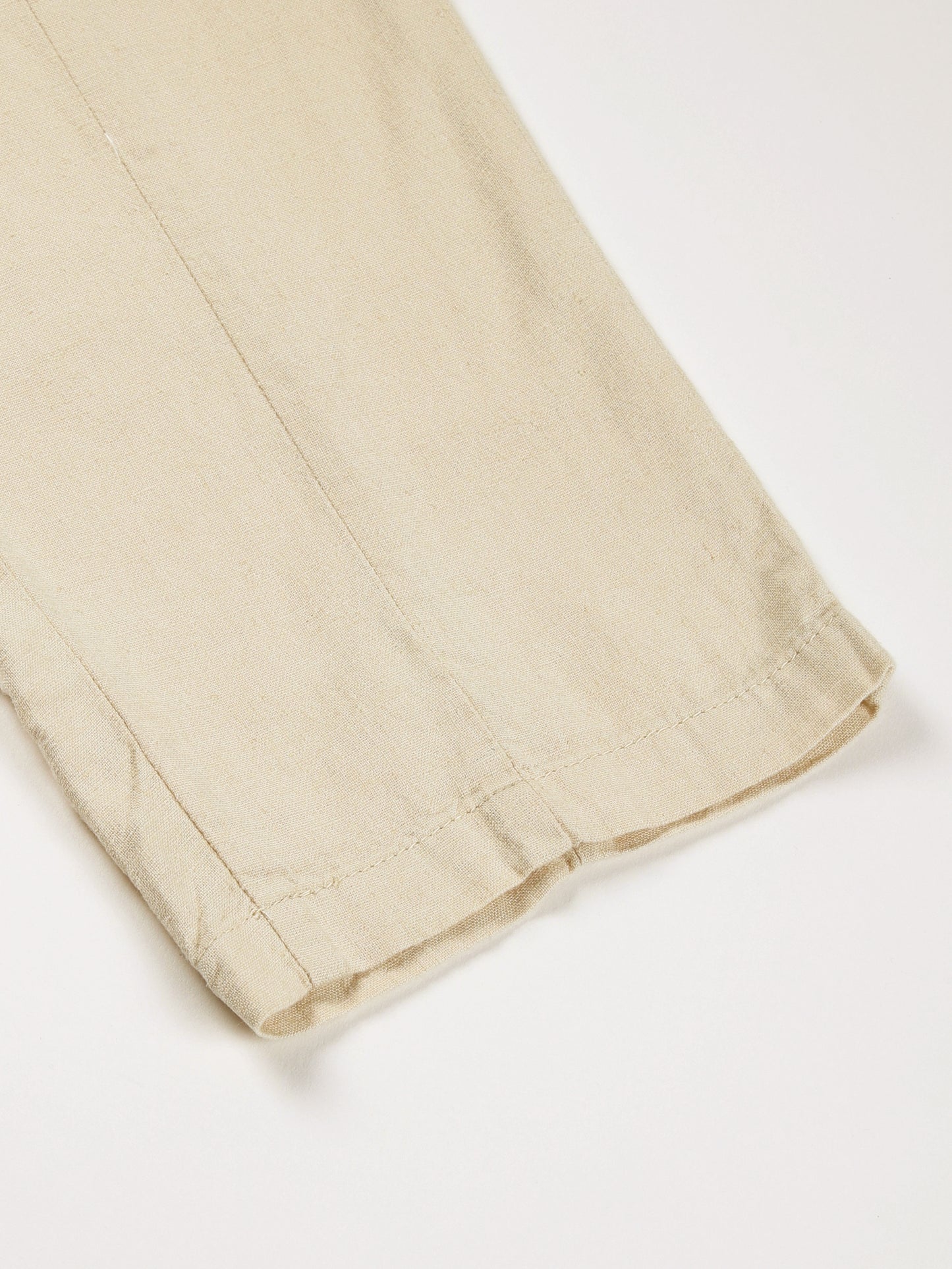Linen Elasticated Waist Zip Pocket Black Lounge Pants
