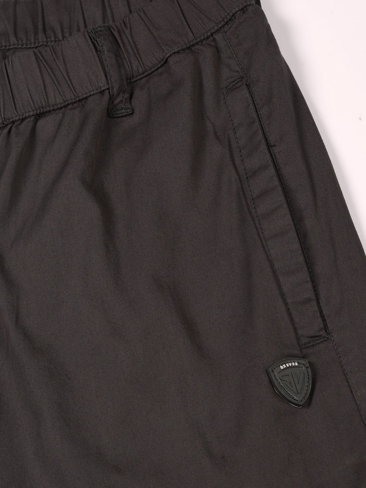 Light Weight Elasticated Waist Zip Pocket Grey Lounge Pants