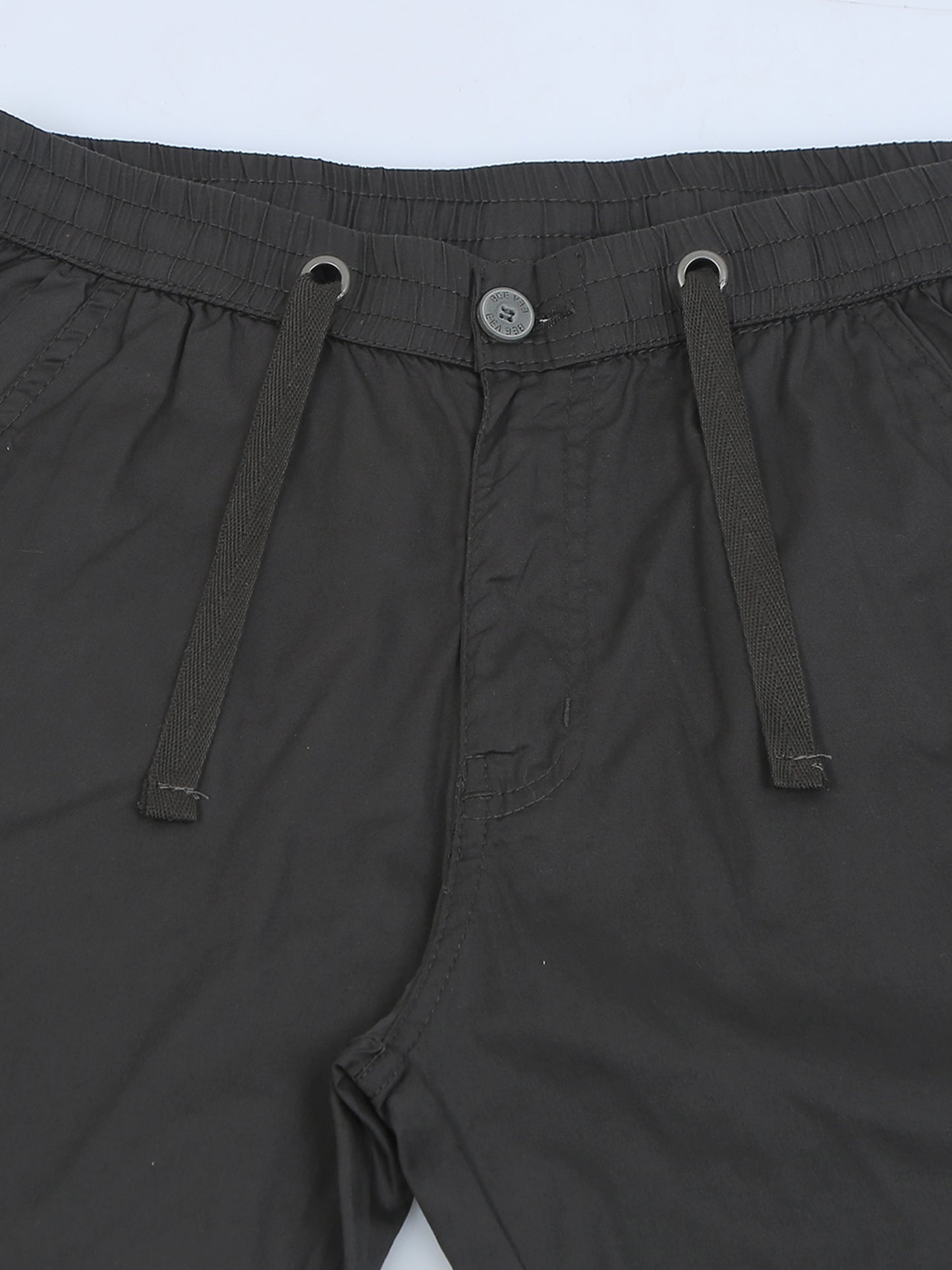 Elasticated Waist Zip Pocket Stretchable Grey Lounge Pants