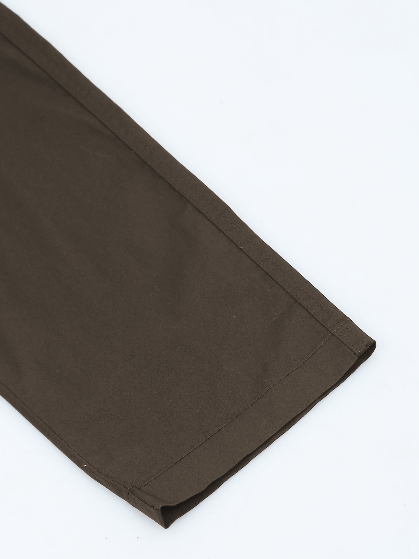 Elasticated Waist Zip Pocket Stretchable Olive Lounge Pants