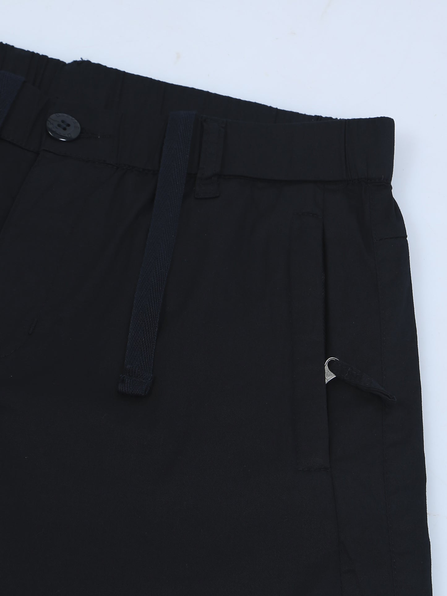 Navy Elasticated Waist Zip Pocket Stretchable Lounge Pants
