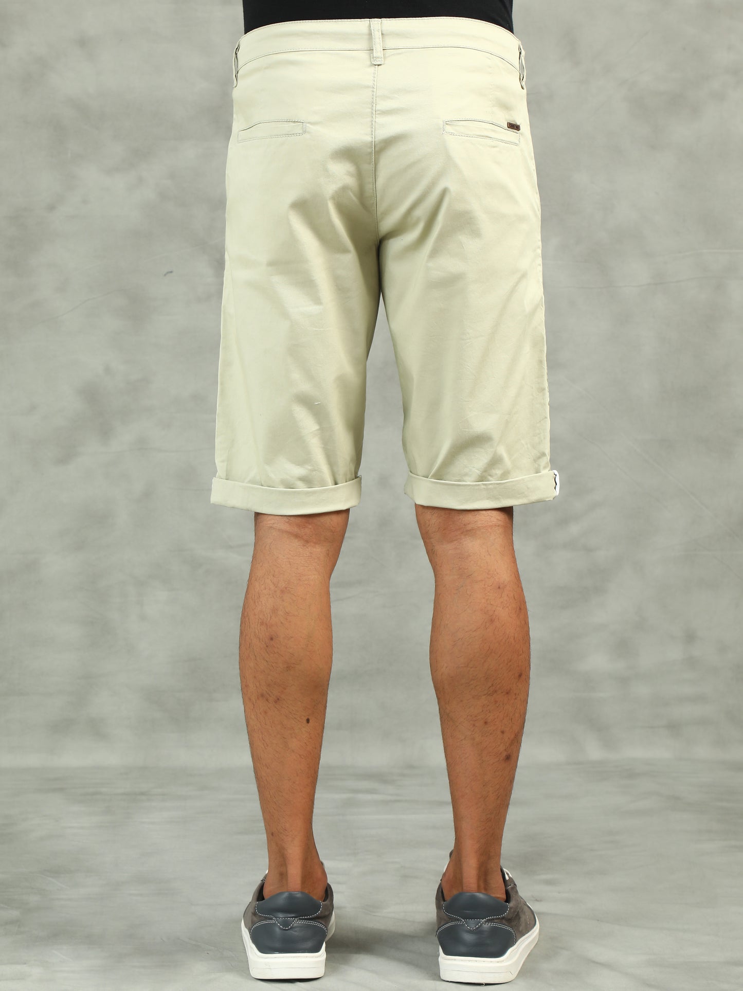 Printed Stretchable Green Shorts