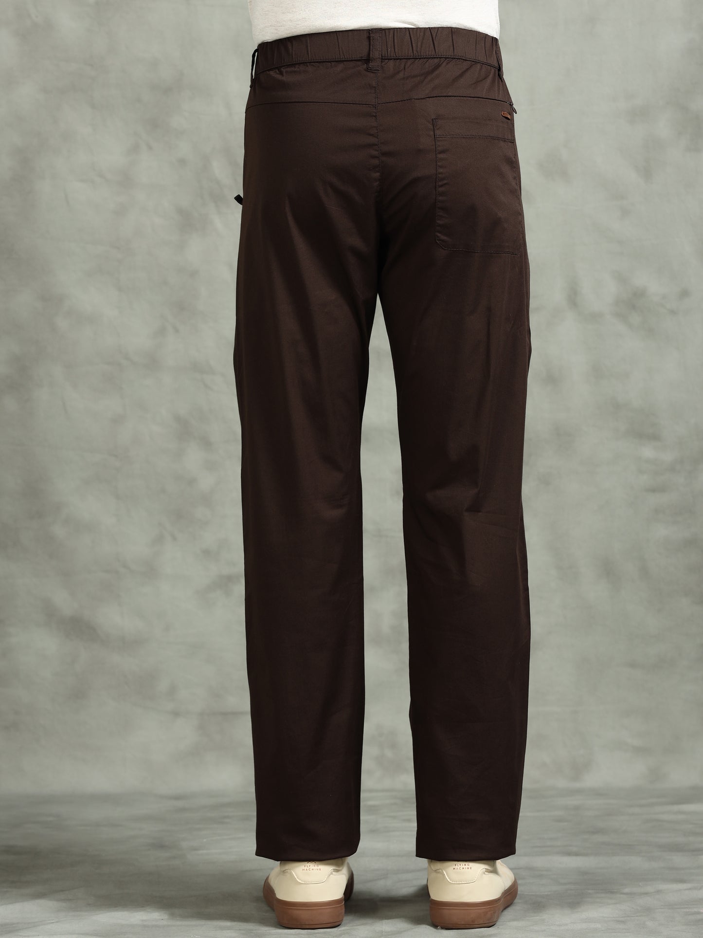 Elasticated Waist Zip Pocket Stretchable Navy Lounge Pants
