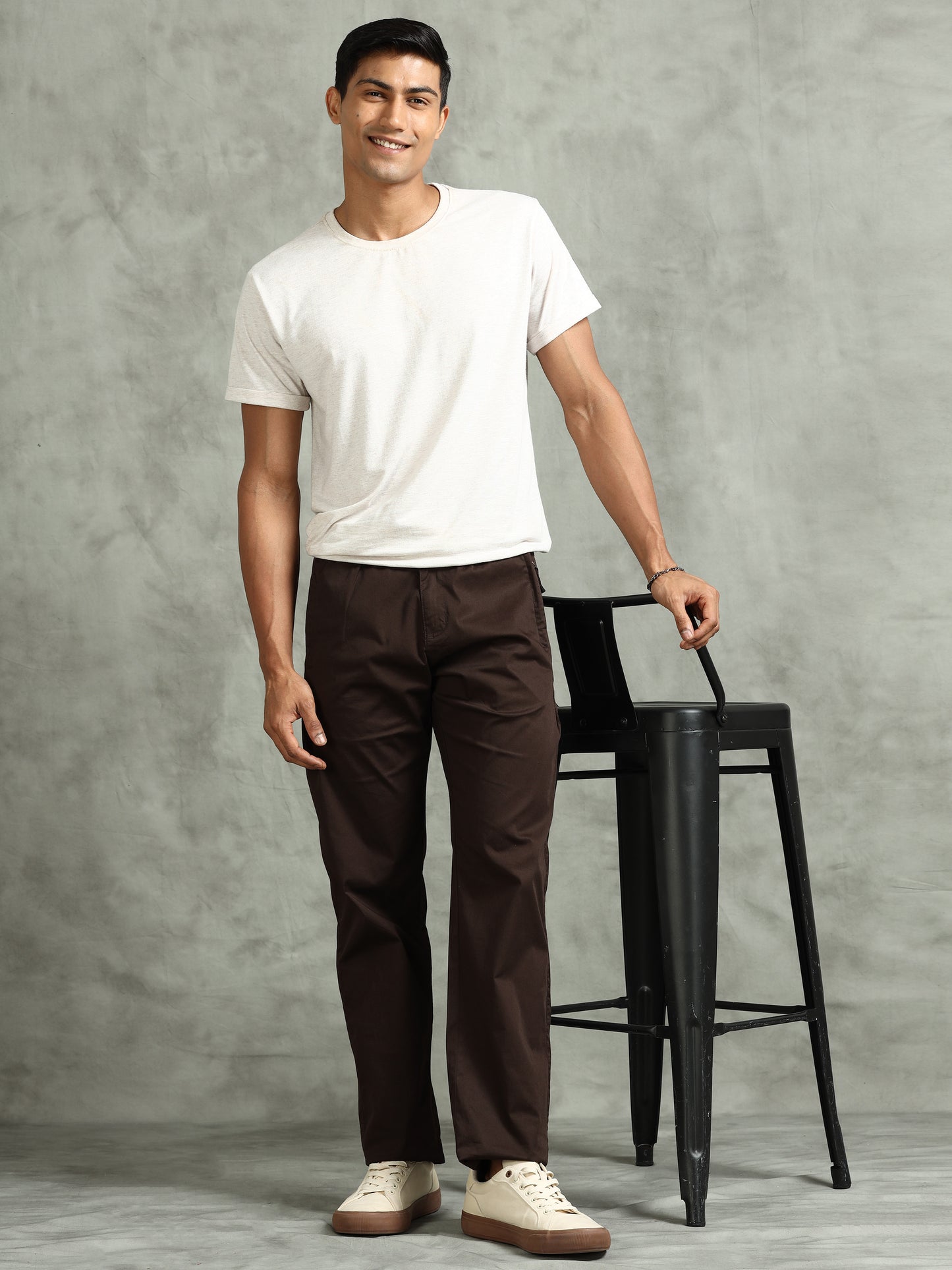 Elasticated Waist Zip Pocket Stretchable Navy Lounge Pants