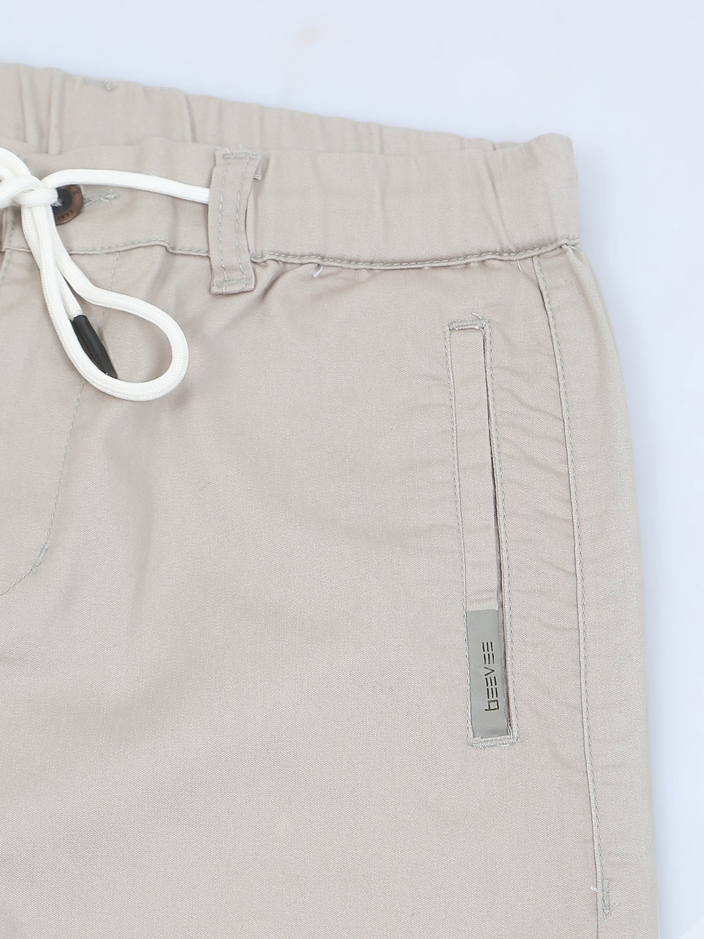 Zip Pocket Grey Elasticated Stretchable Lounge Pants