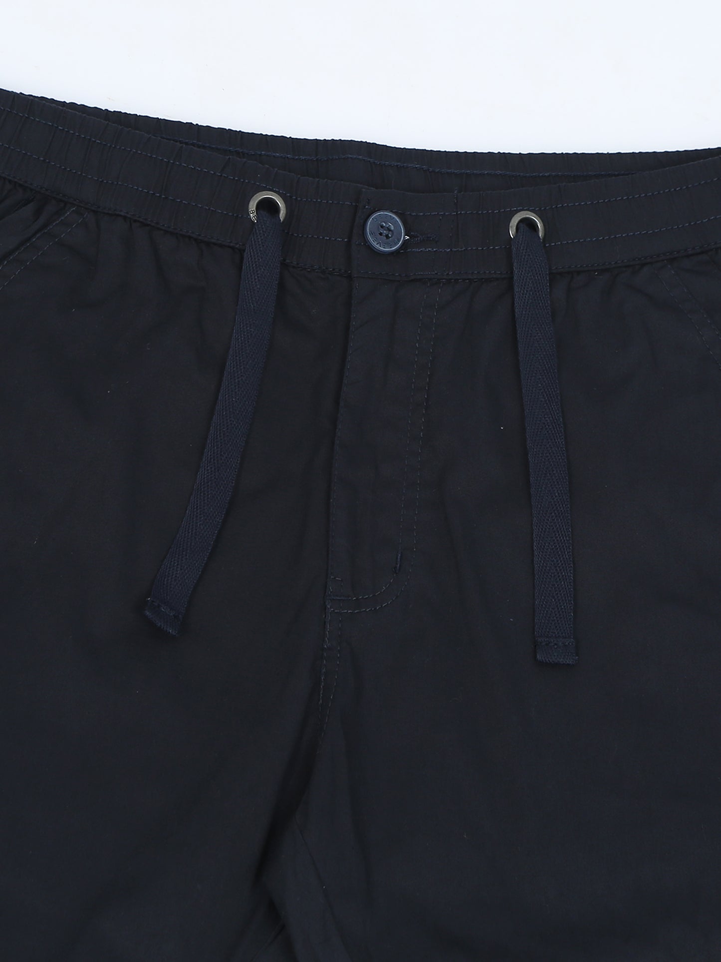 Elasticated Waist Zip Pocket Stretchable Navy Lounge Pants