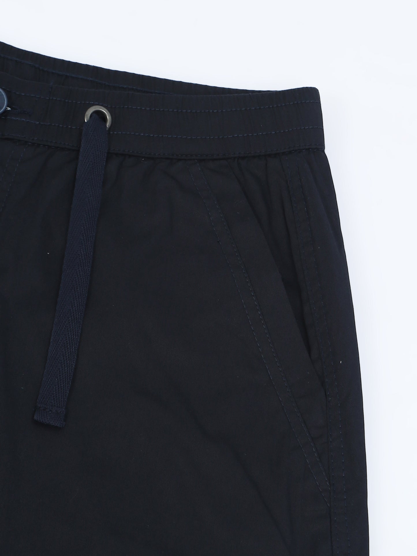 Elasticated Waist Zip Pocket Stretchable Navy Lounge Pants