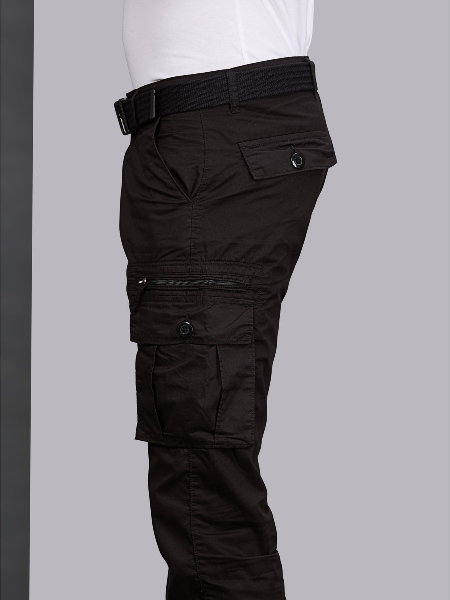 Men's Black Cargo Pants