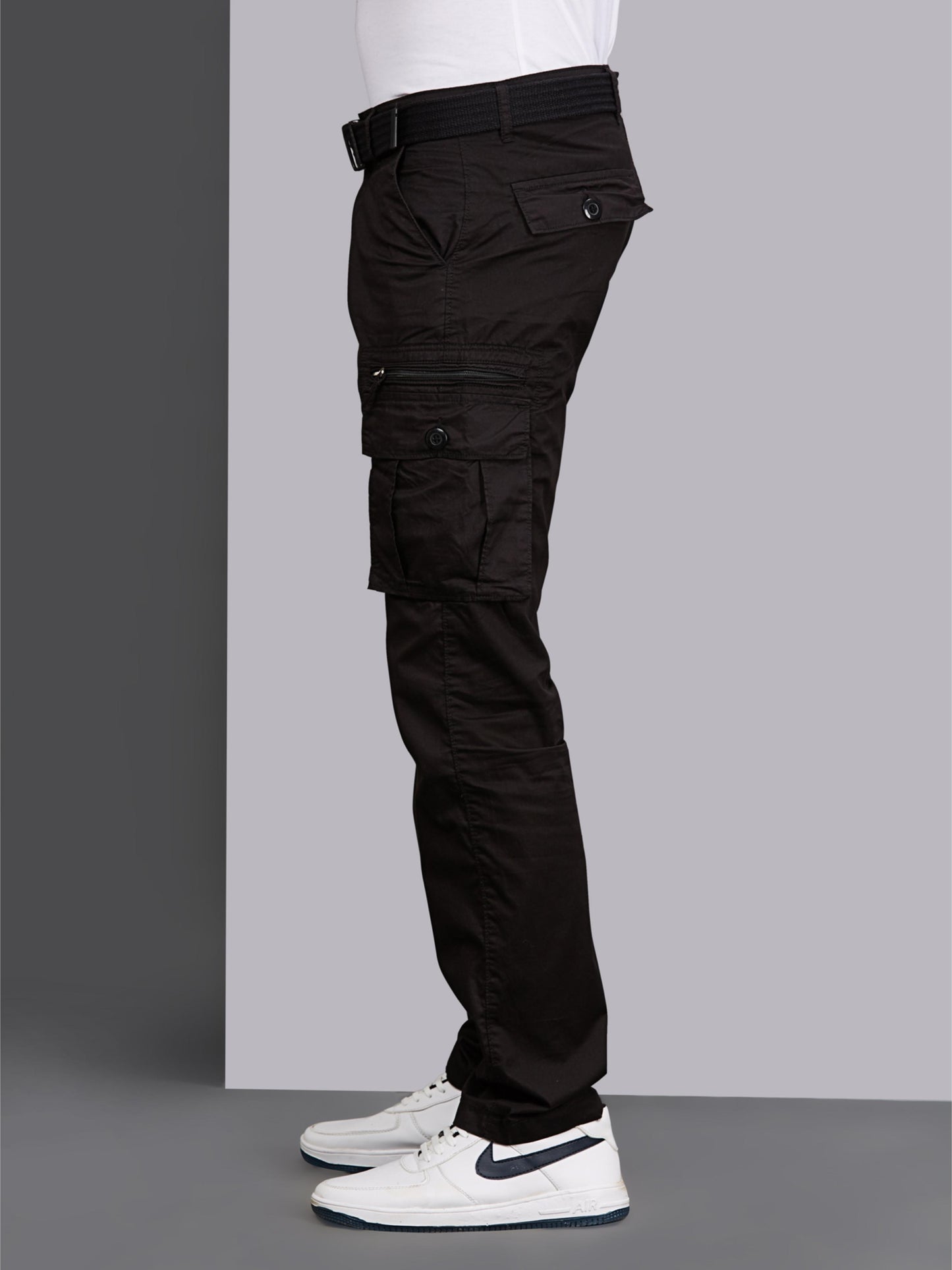 Men's Black Cargo Pants
