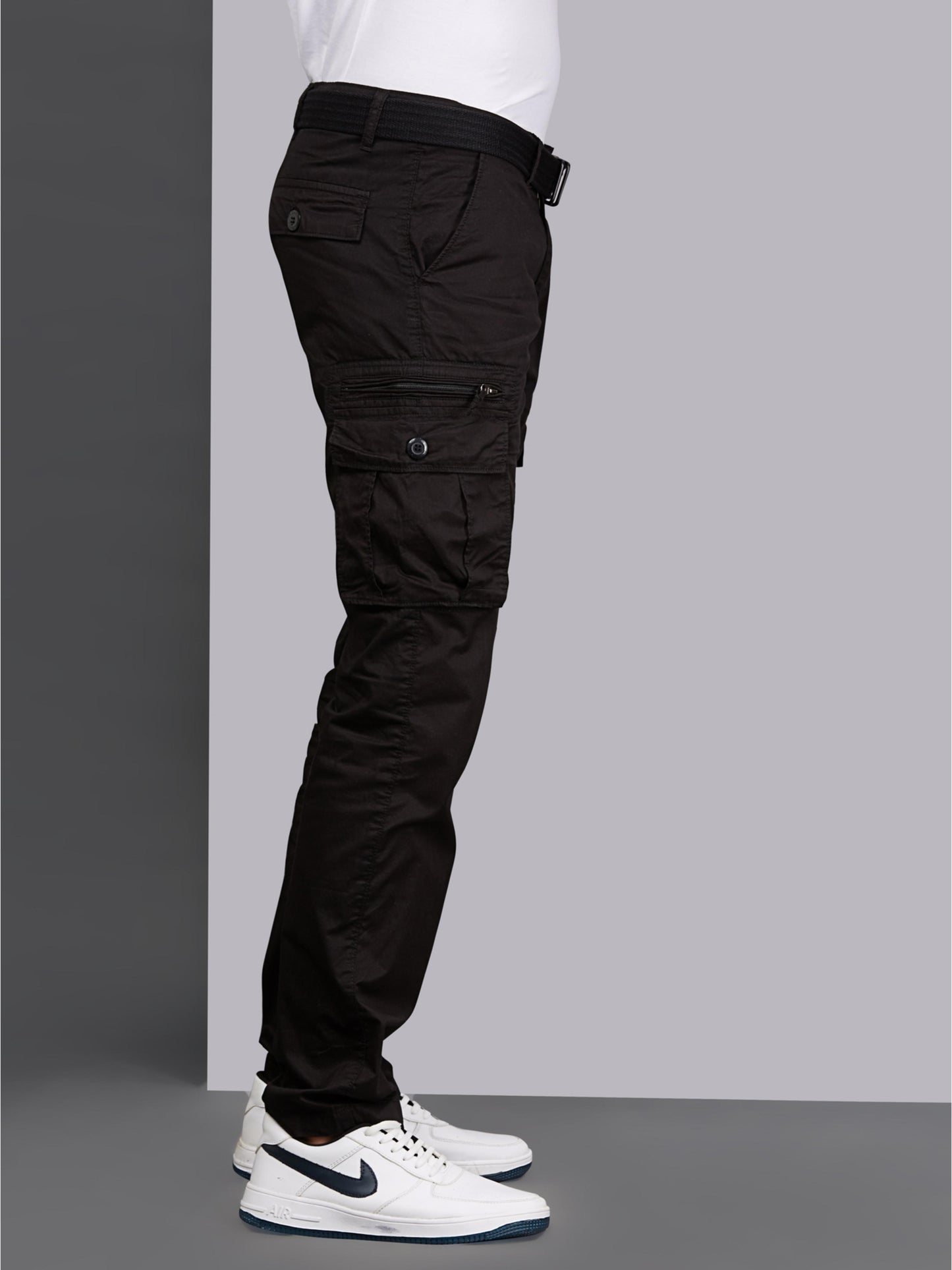Men's Black Cargo Pants