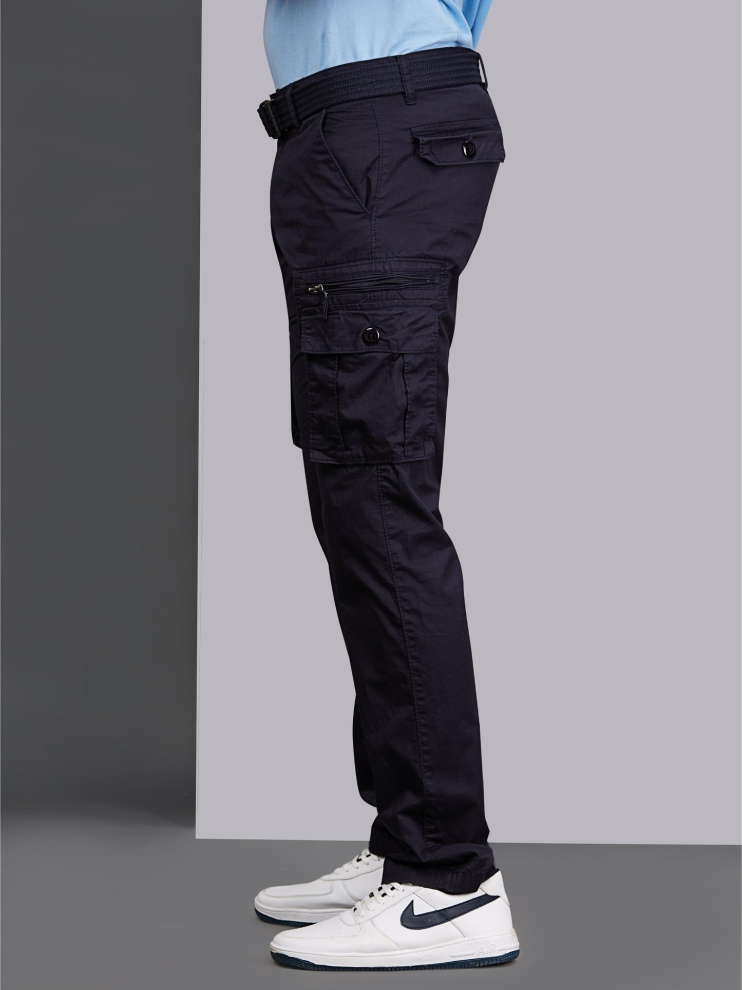 Men's Navy Cargo Pants